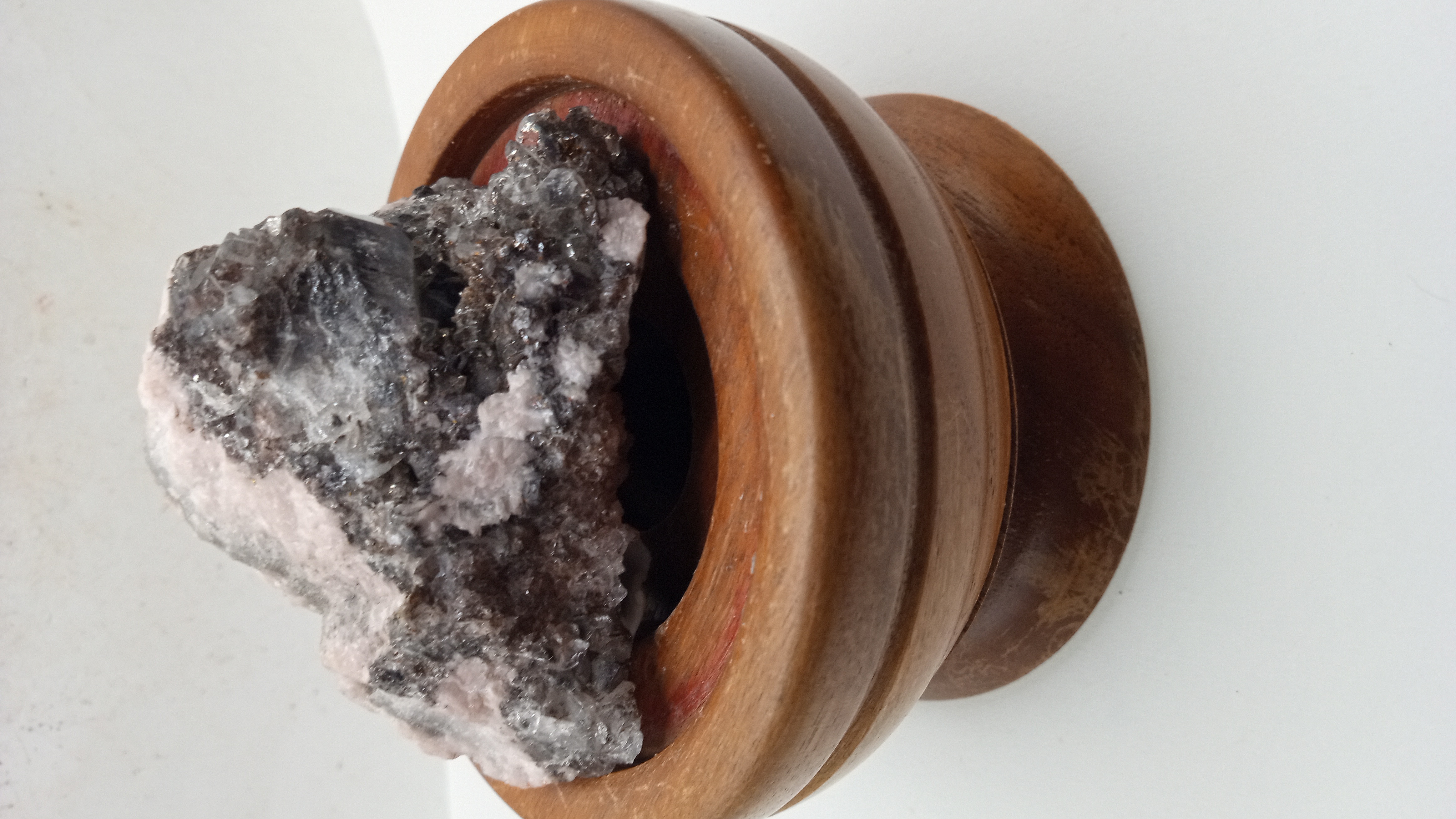 Pyrite with Calcite Stunning on Stand - New Mexico -