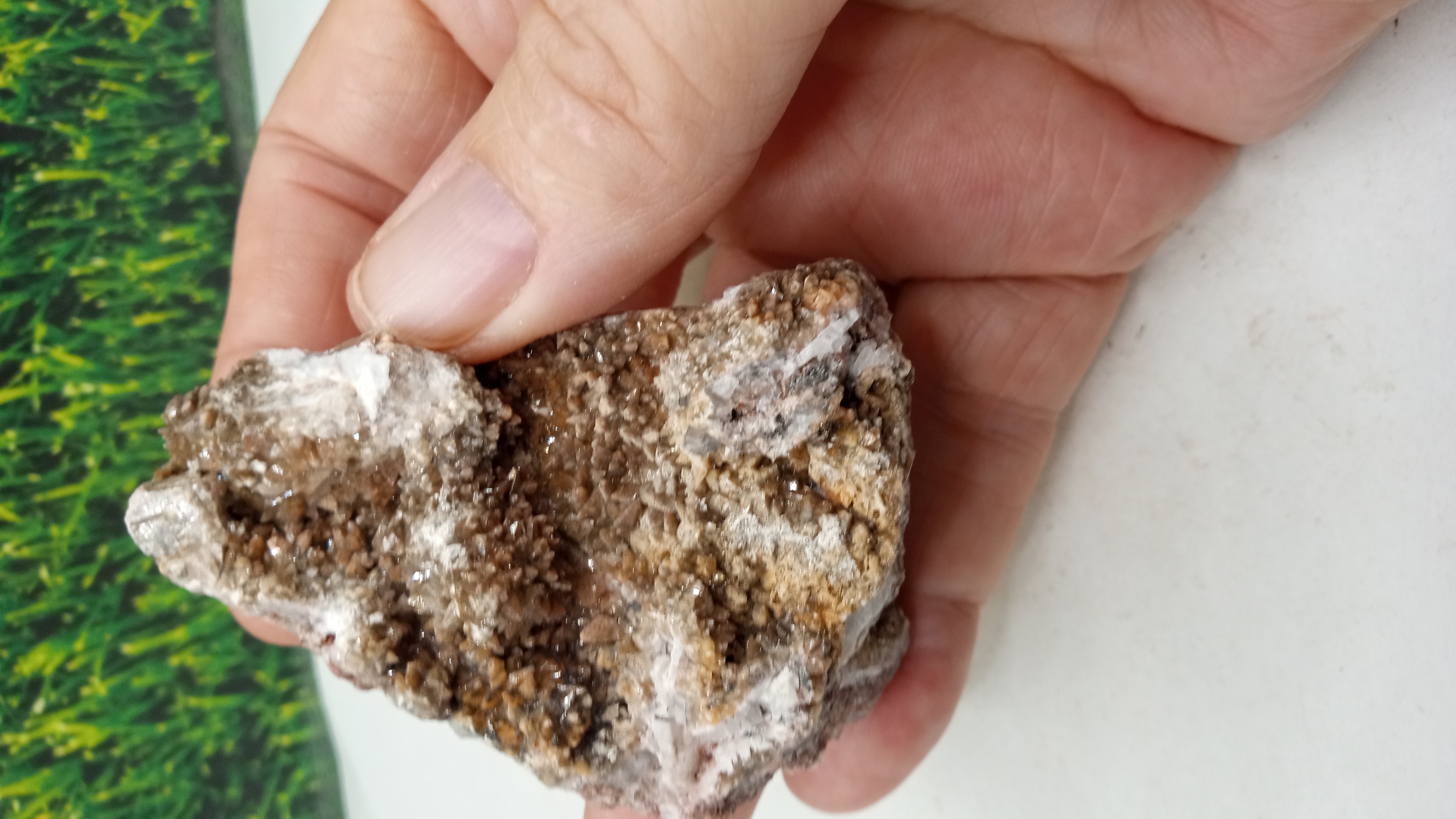 Stilbite / Calcite Mineral - found in  Gila Cliff Dwellings area
