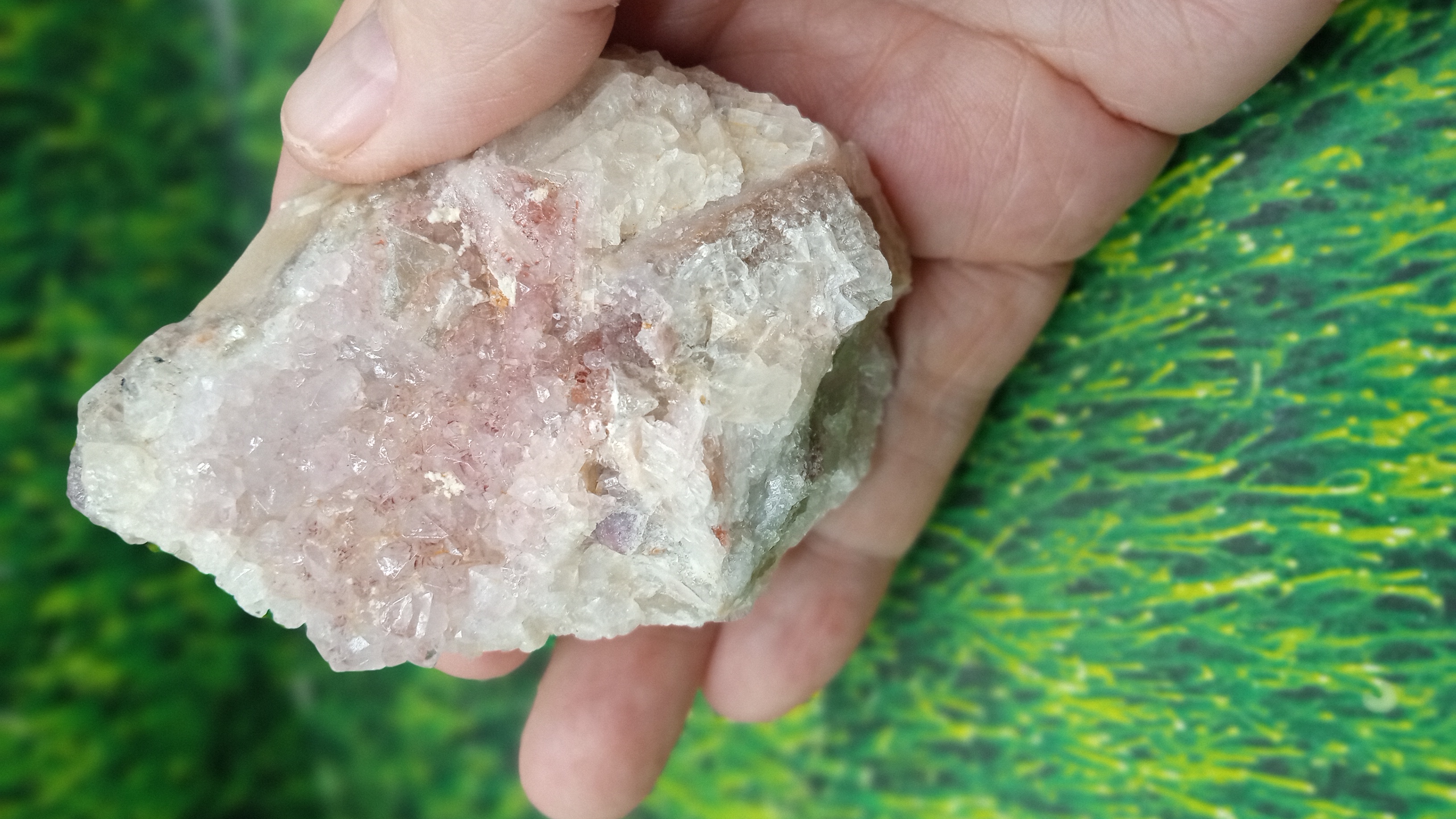 Beautfiul Peach Quartz Mineral Specimen ~ Otero County New Mexico ~