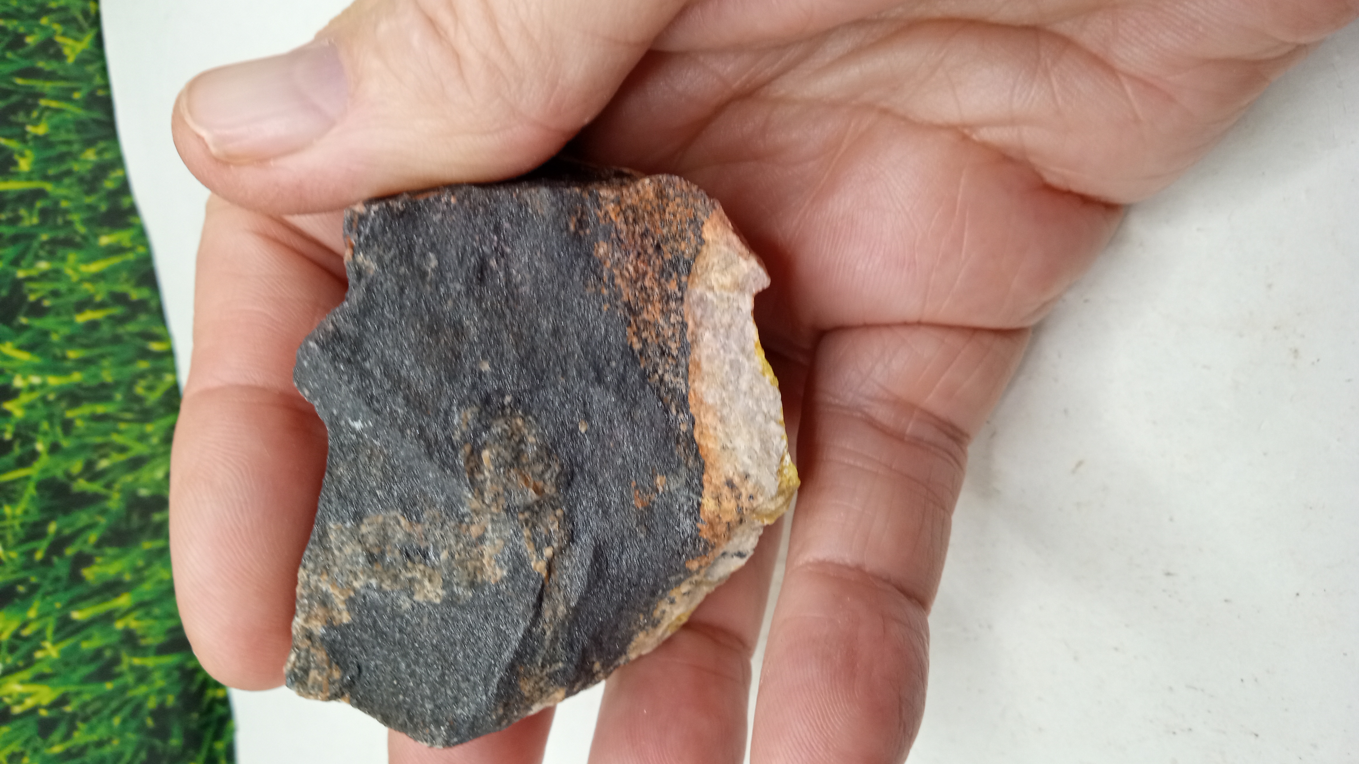 Black Basalt in natural form - New Mexico -