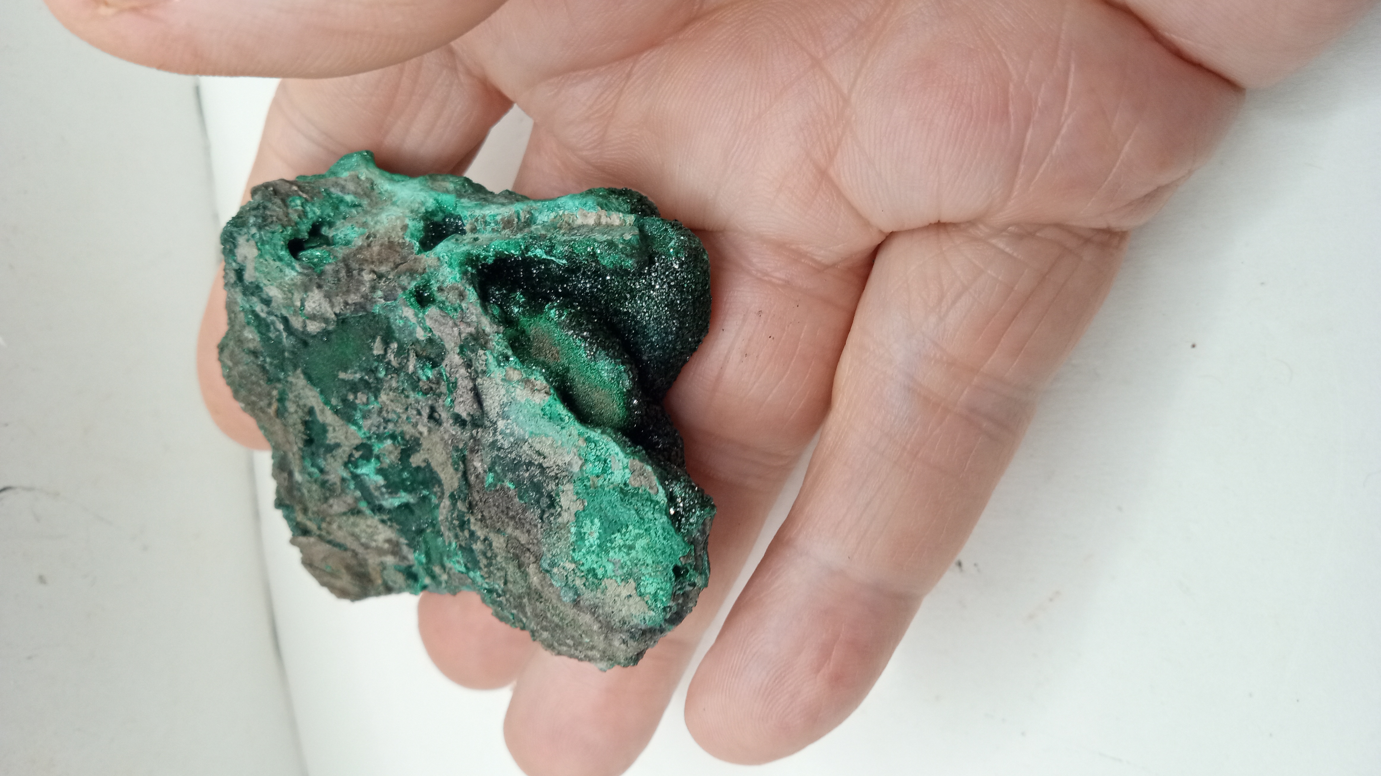 Malachite Super Sparkly from the Democratic Republic of Congo (DRC)