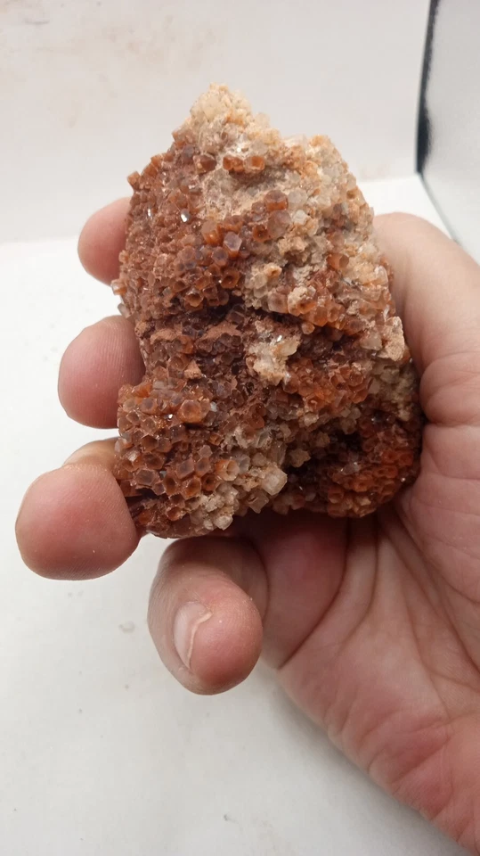 Stunning Sparkly Red Aragonite Mineral Specimen -