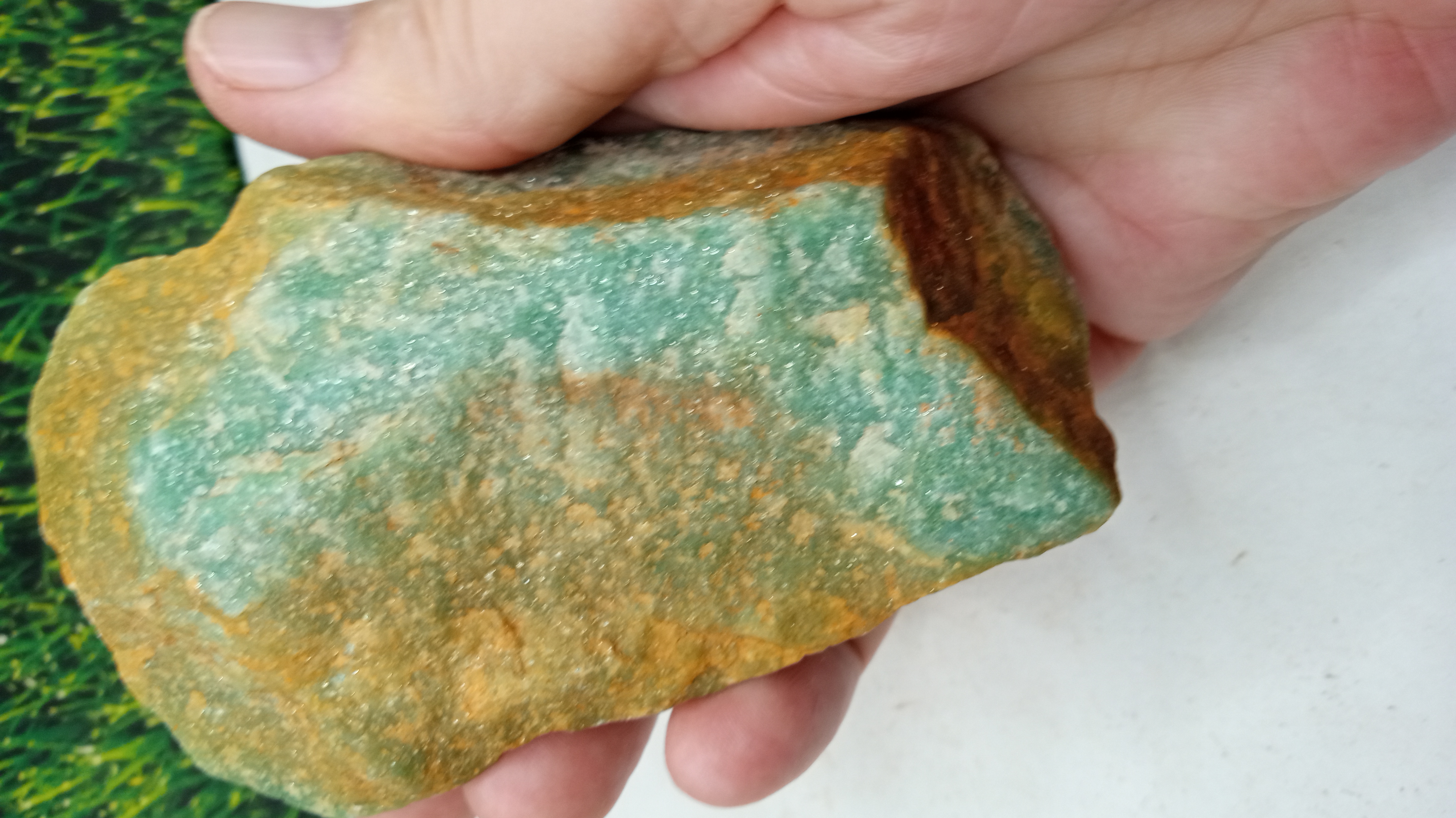 Aventurine Mineral Specimen - INDIA -