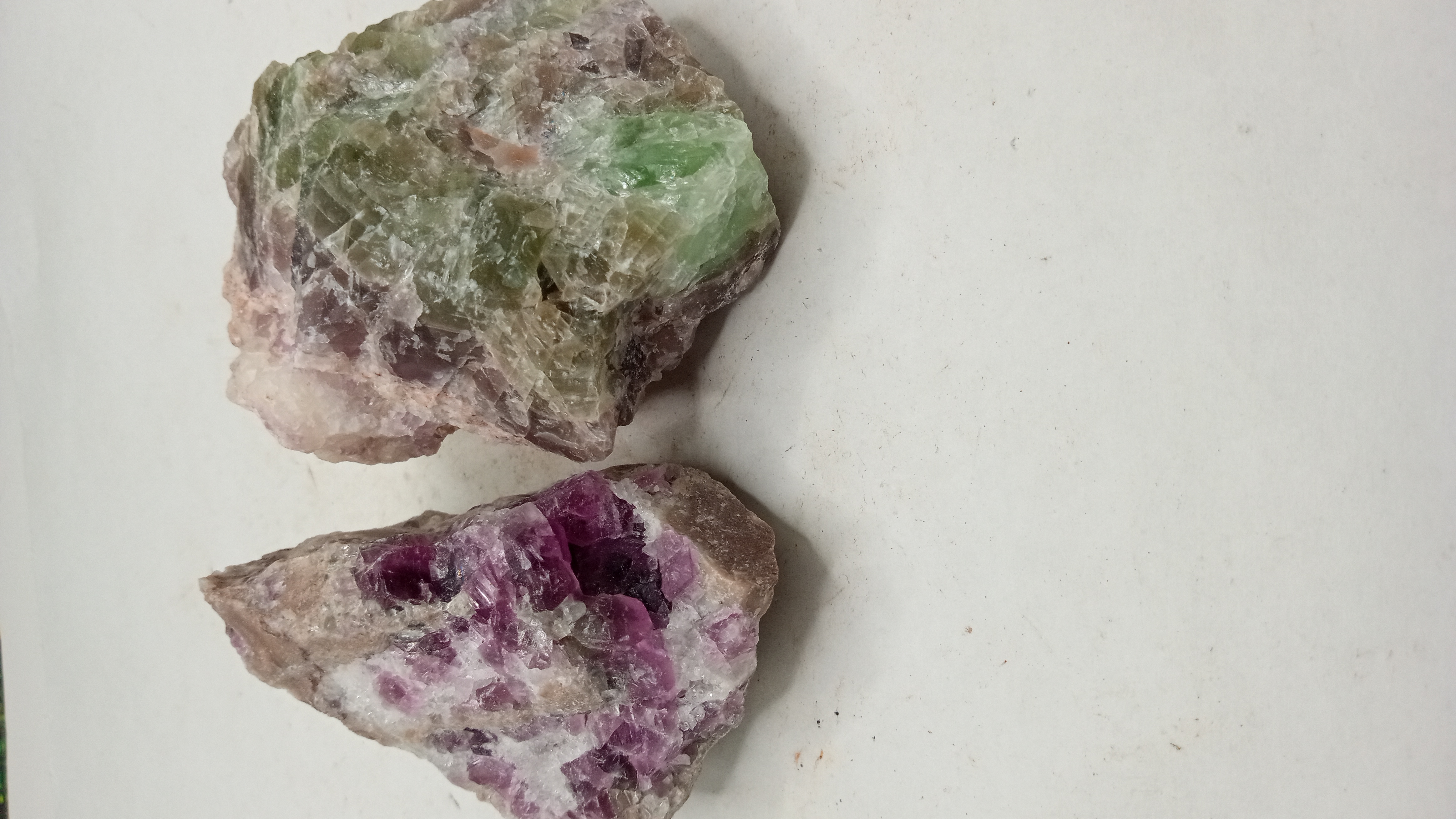 Fluorite ( 2 ) from Wild West Tombstone ~