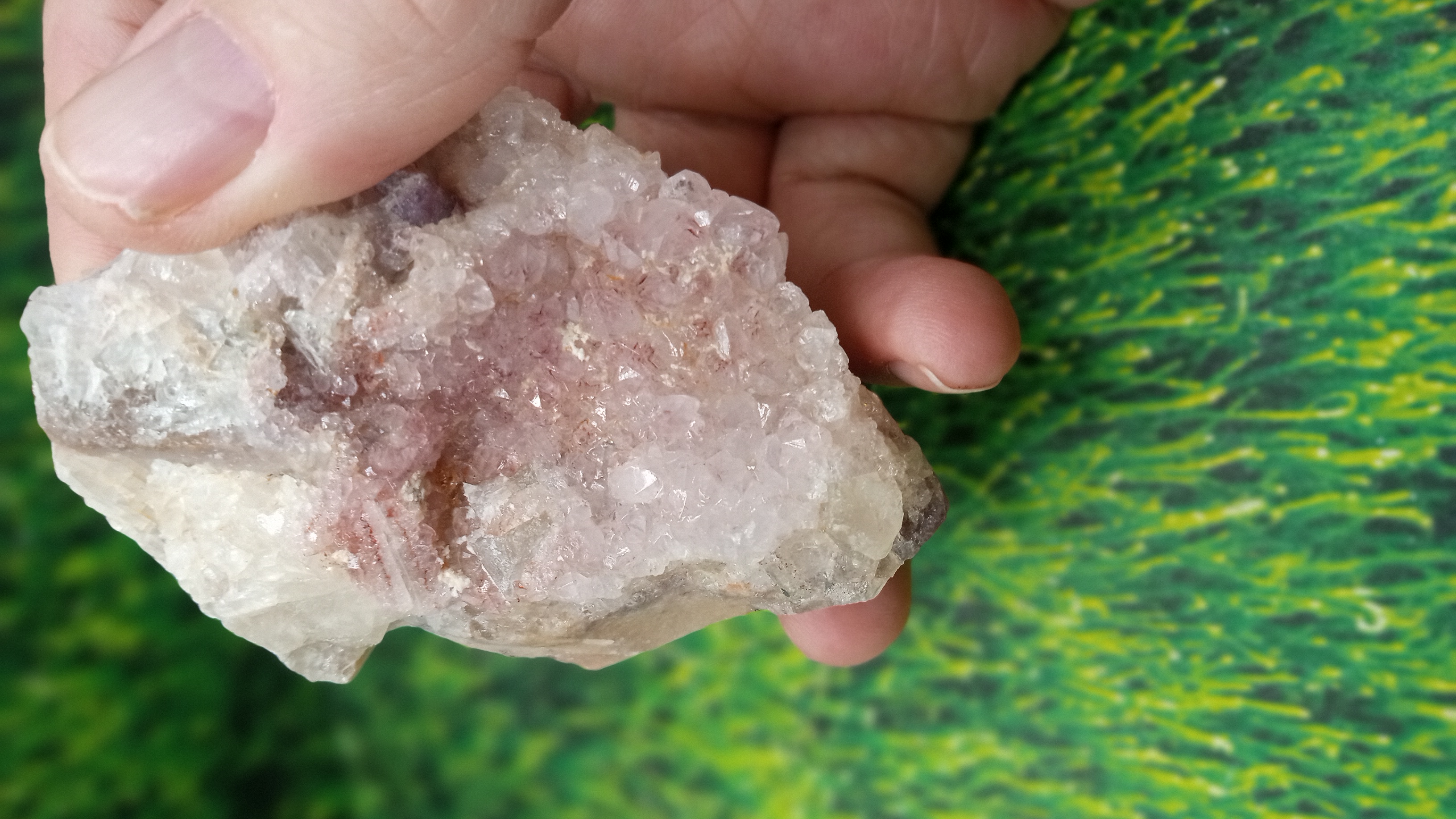 Beautfiul Peach Quartz Mineral Specimen ~ Otero County New Mexico ~