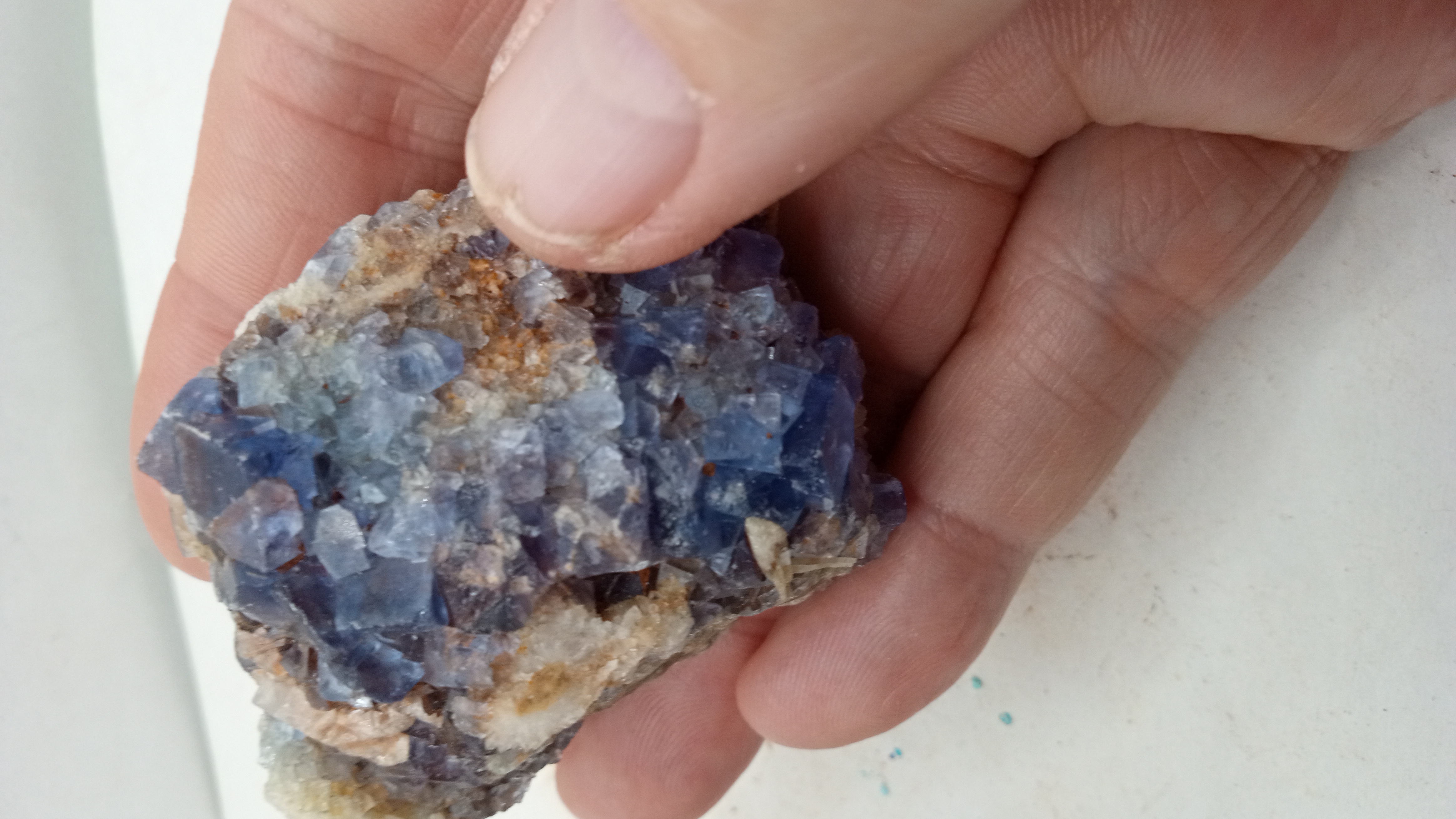 Rosasite / Azurite - ( 2 ) Included ~ Otero County New Mexico