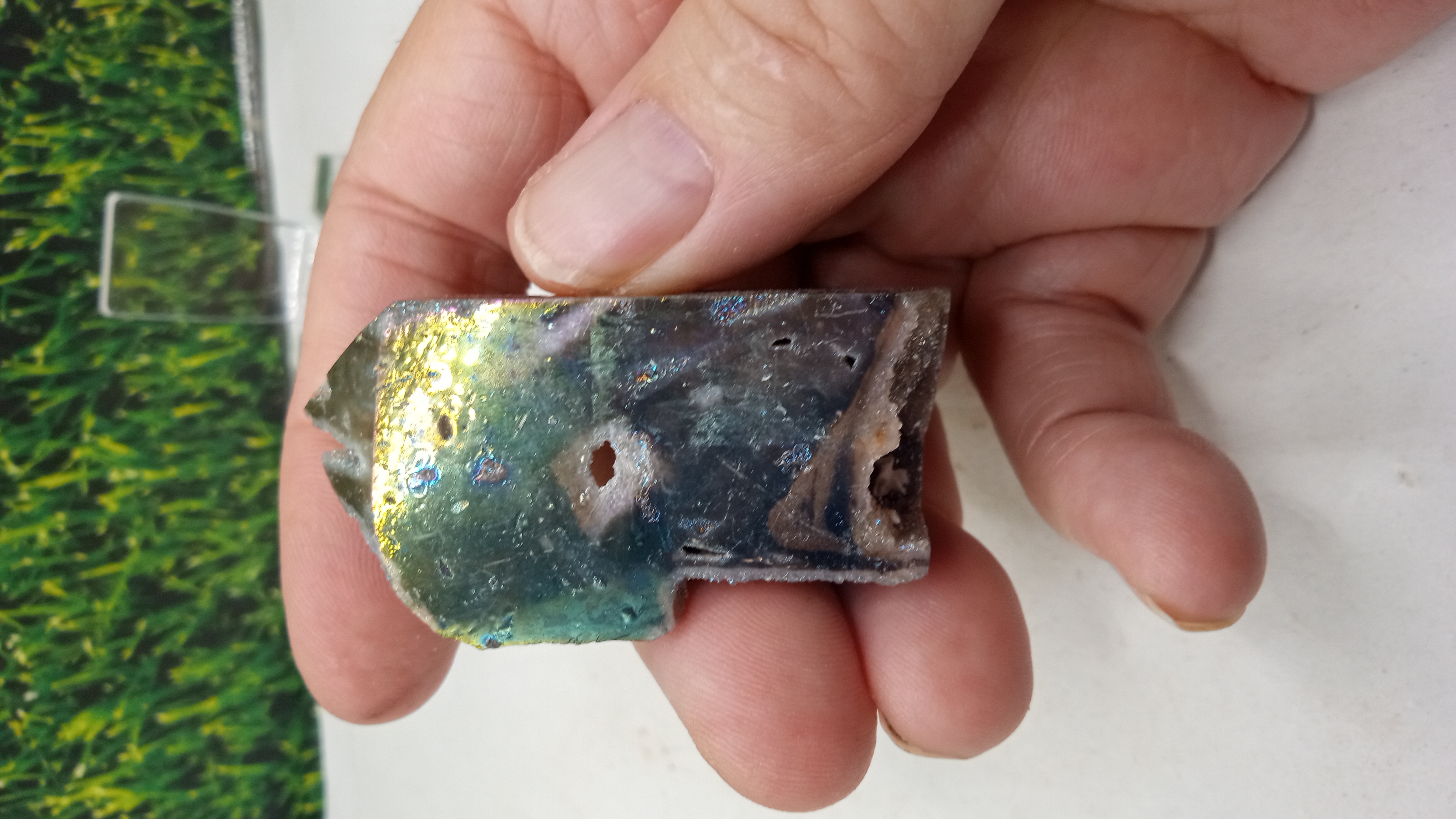 Aura Quartz ~ Unique Beautiful Acrylic Stand Included ~