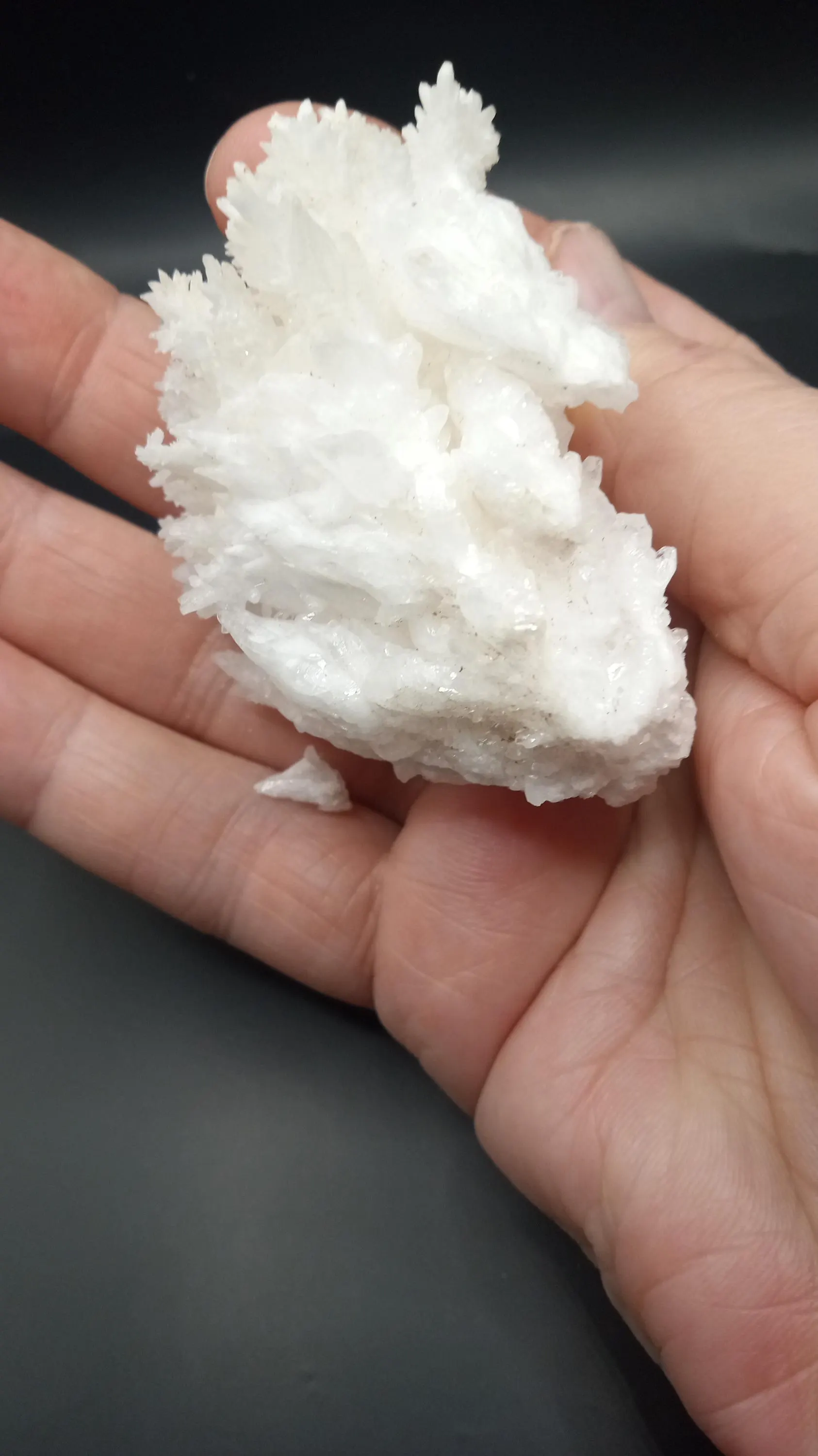 Aragonite /w Calcite Crystals Mineral Specimen -
