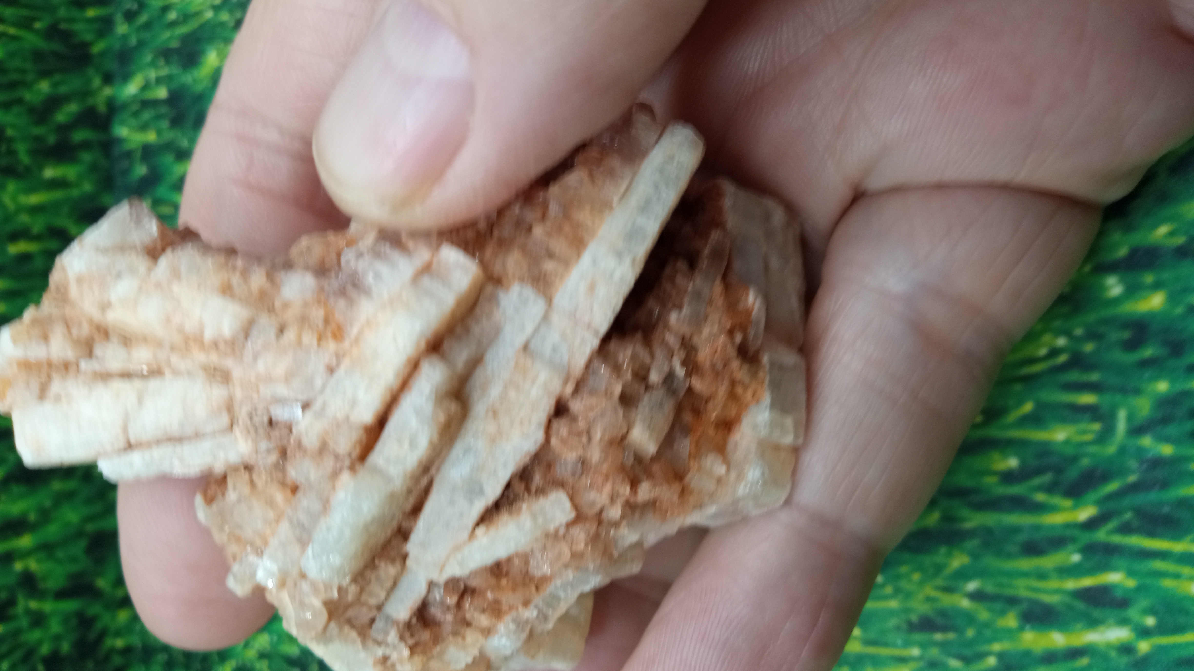 Orange Calcite - Otero County New Mexico -