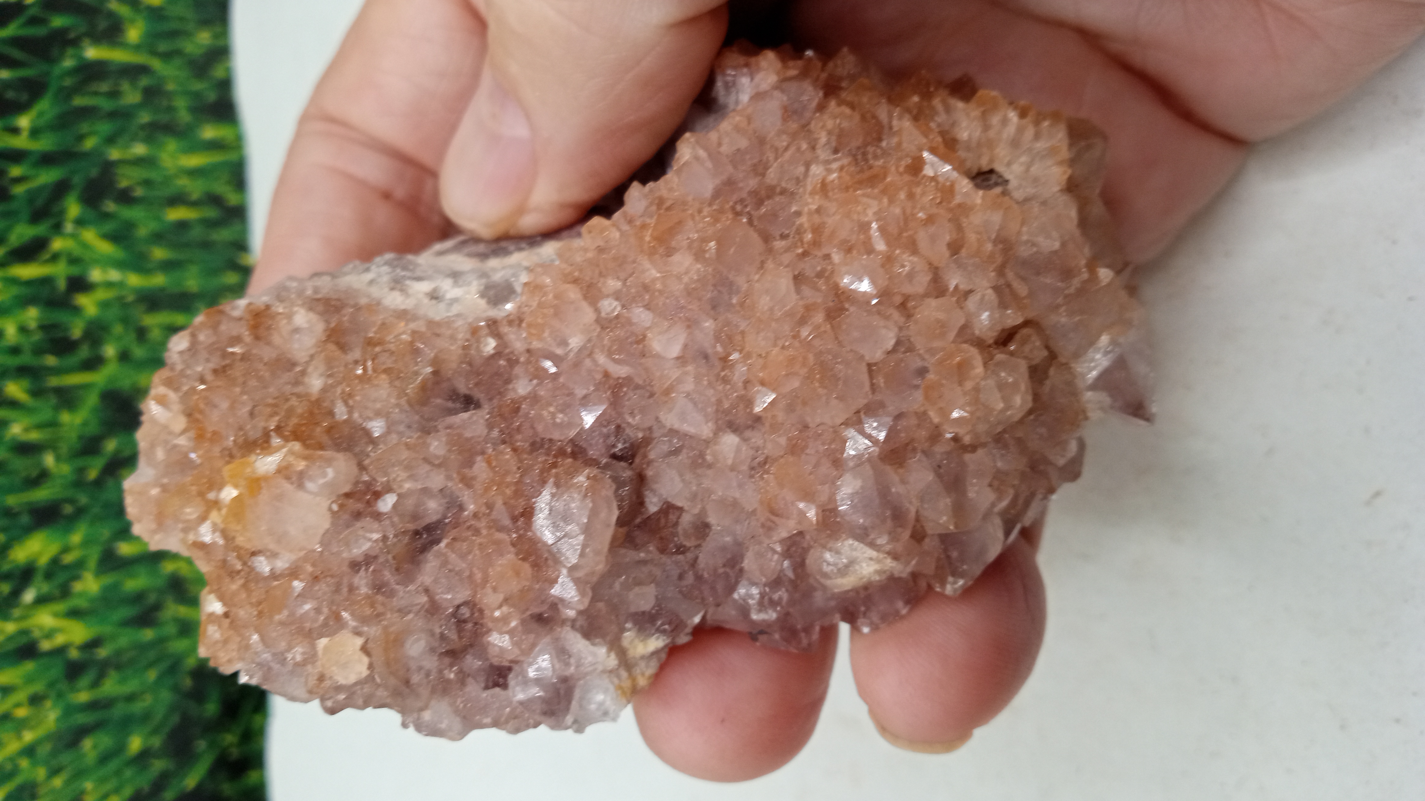 Beautiful Peach Quartz Mineral Specimen - Arizona -