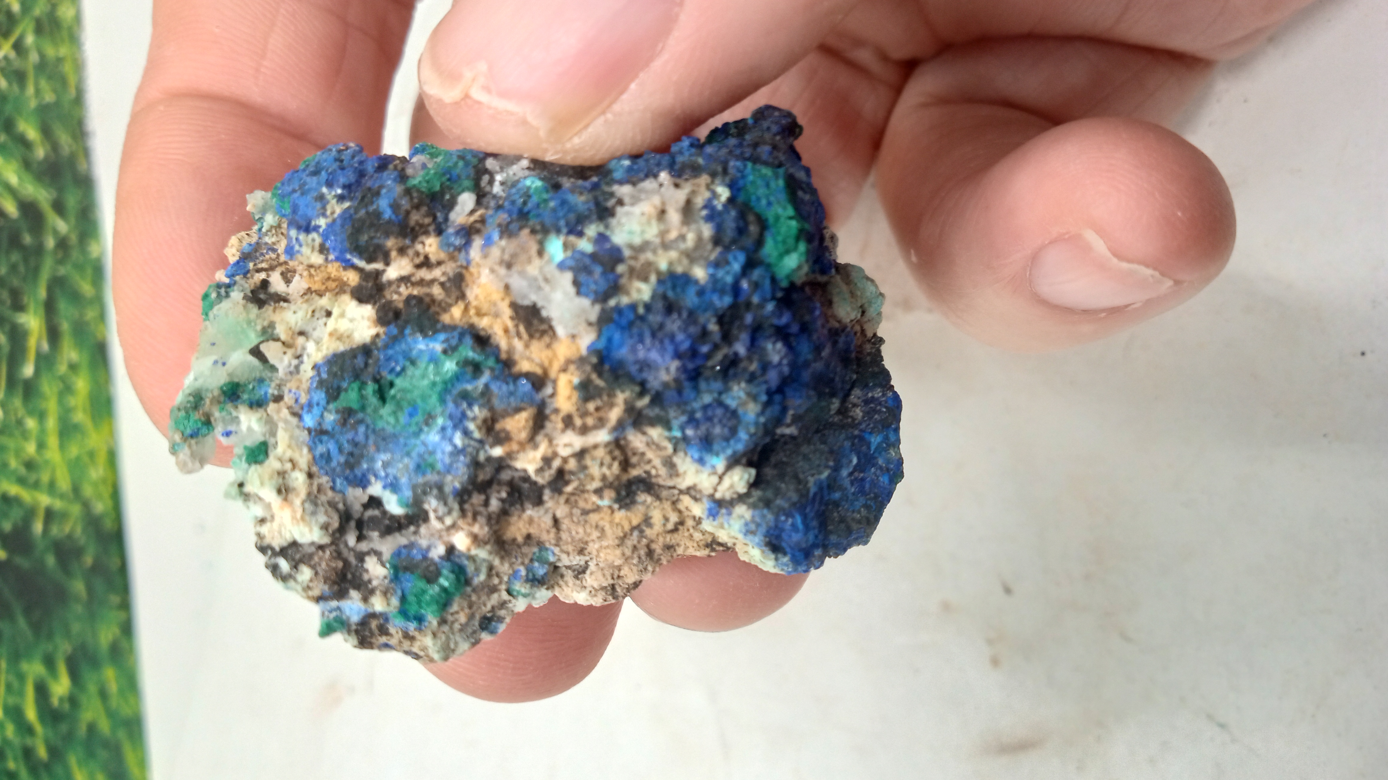 Azurite / Malachite Mineral Combo Nice - New Mexico -