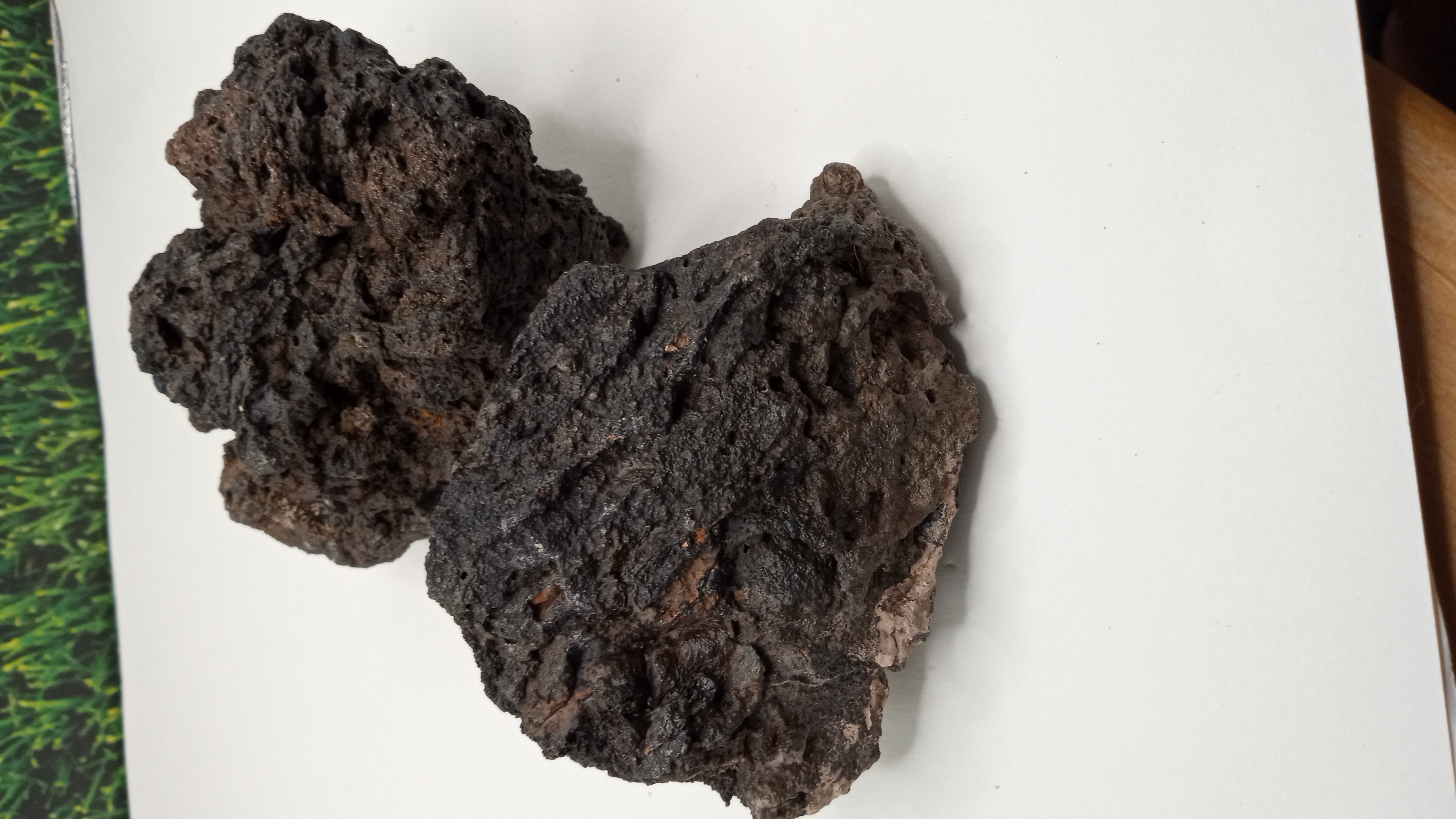 Volcanic Lava from Valley of Fire inside Fissure ~ Rare ~ ( 2 ) Included ~