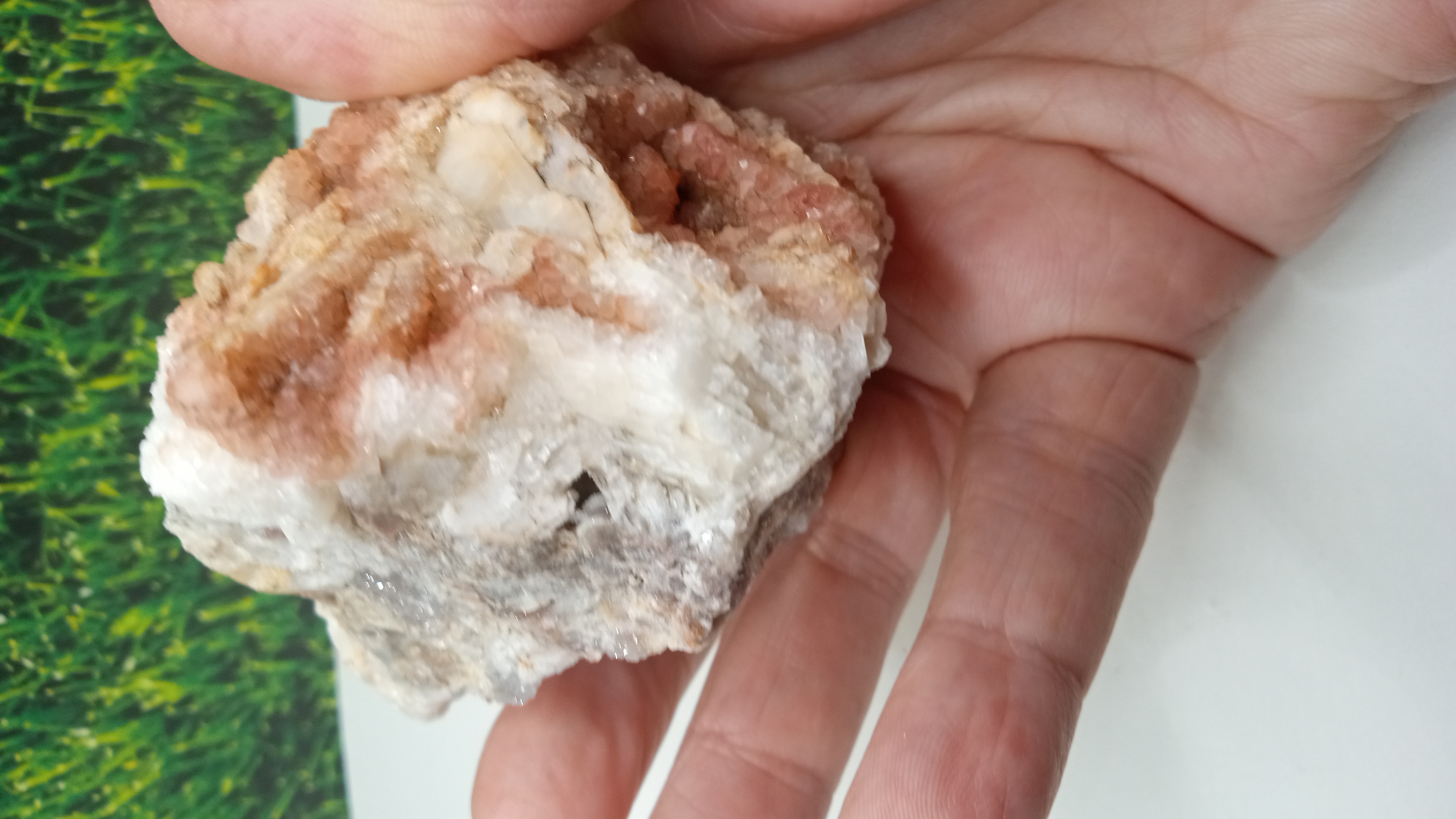 Peach Colored Quartz Crystals ~ Rare Find -Southern Caballos Mts ~ New Mexico ~