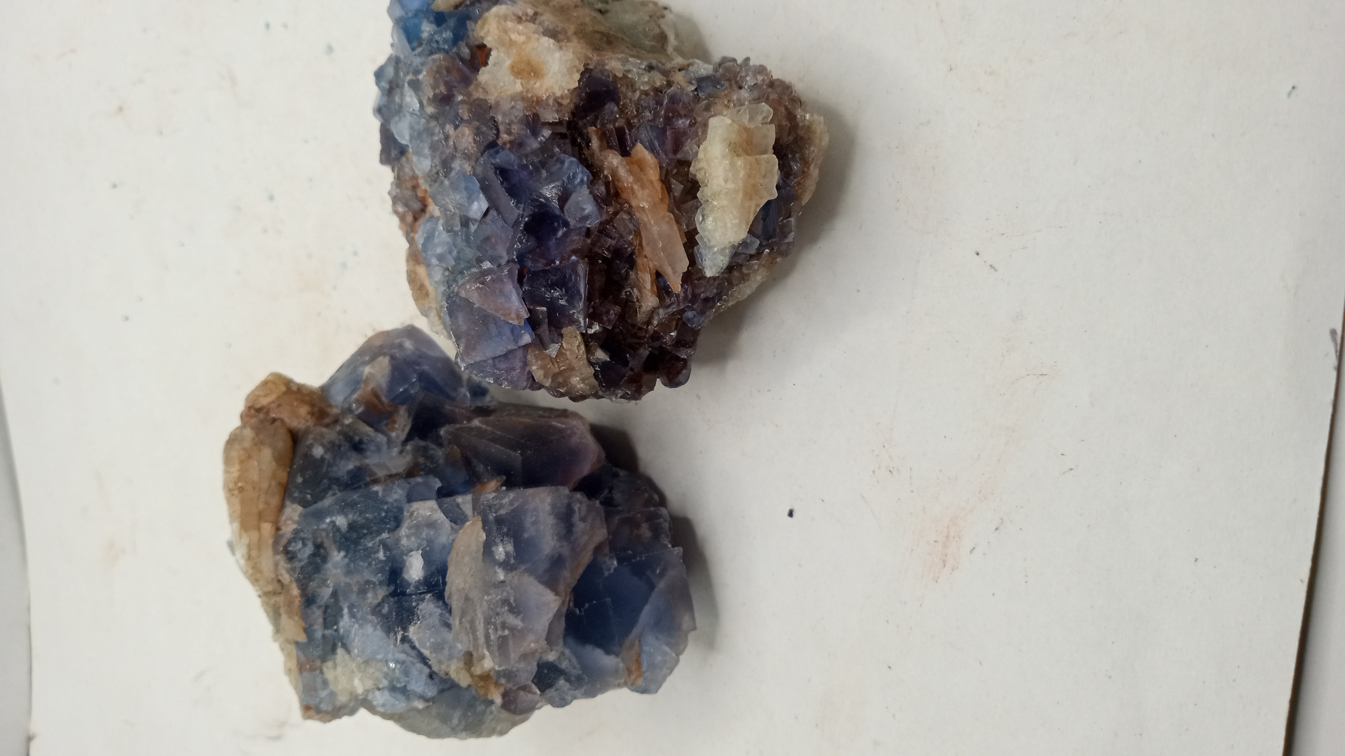 Rosasite / Azurite - ( 2 ) Included ~ Otero County New Mexico