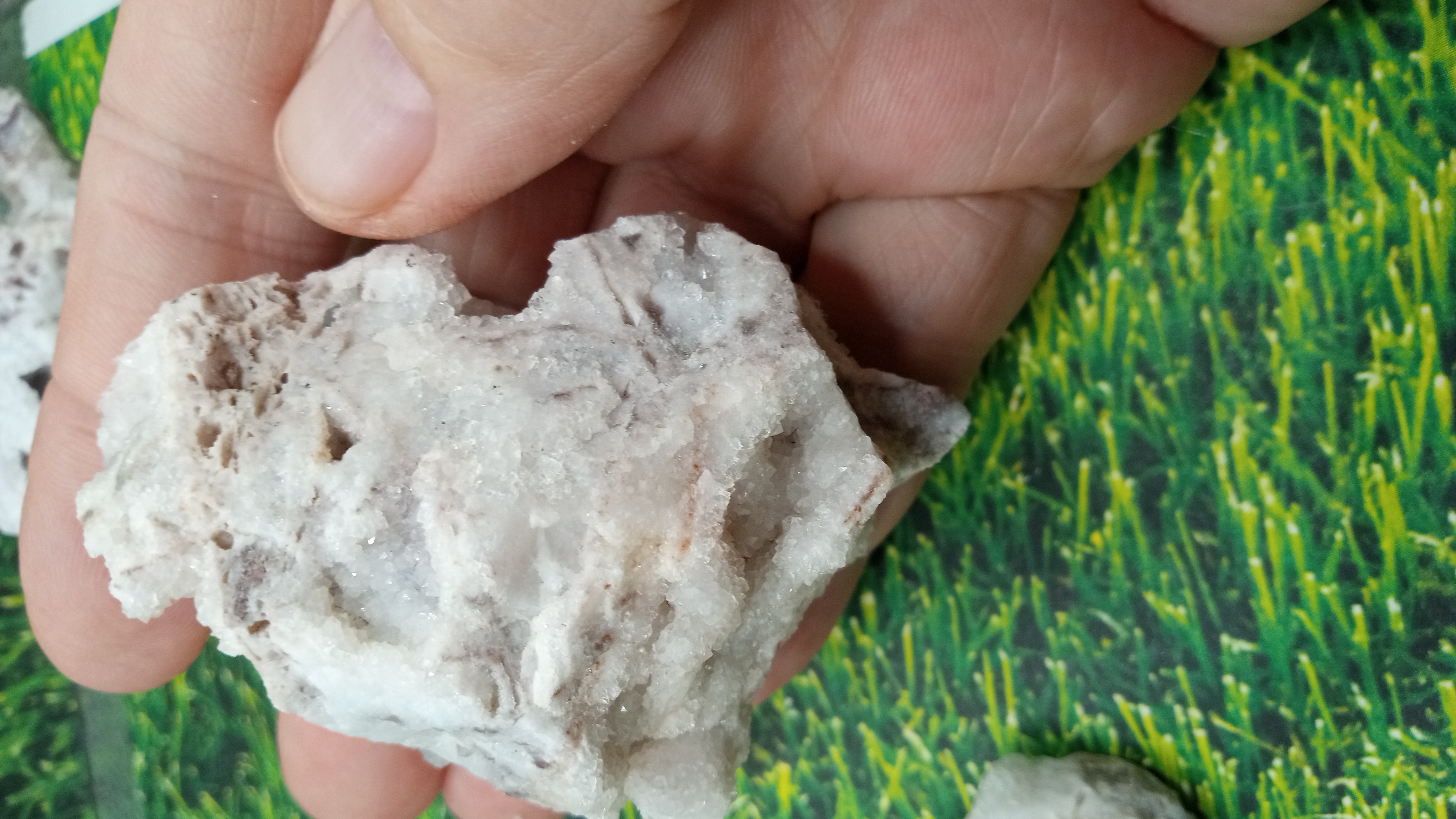 Beautiful White Quartz/ Calcites ( 4 ) Gila Cliff Dwelling area ~