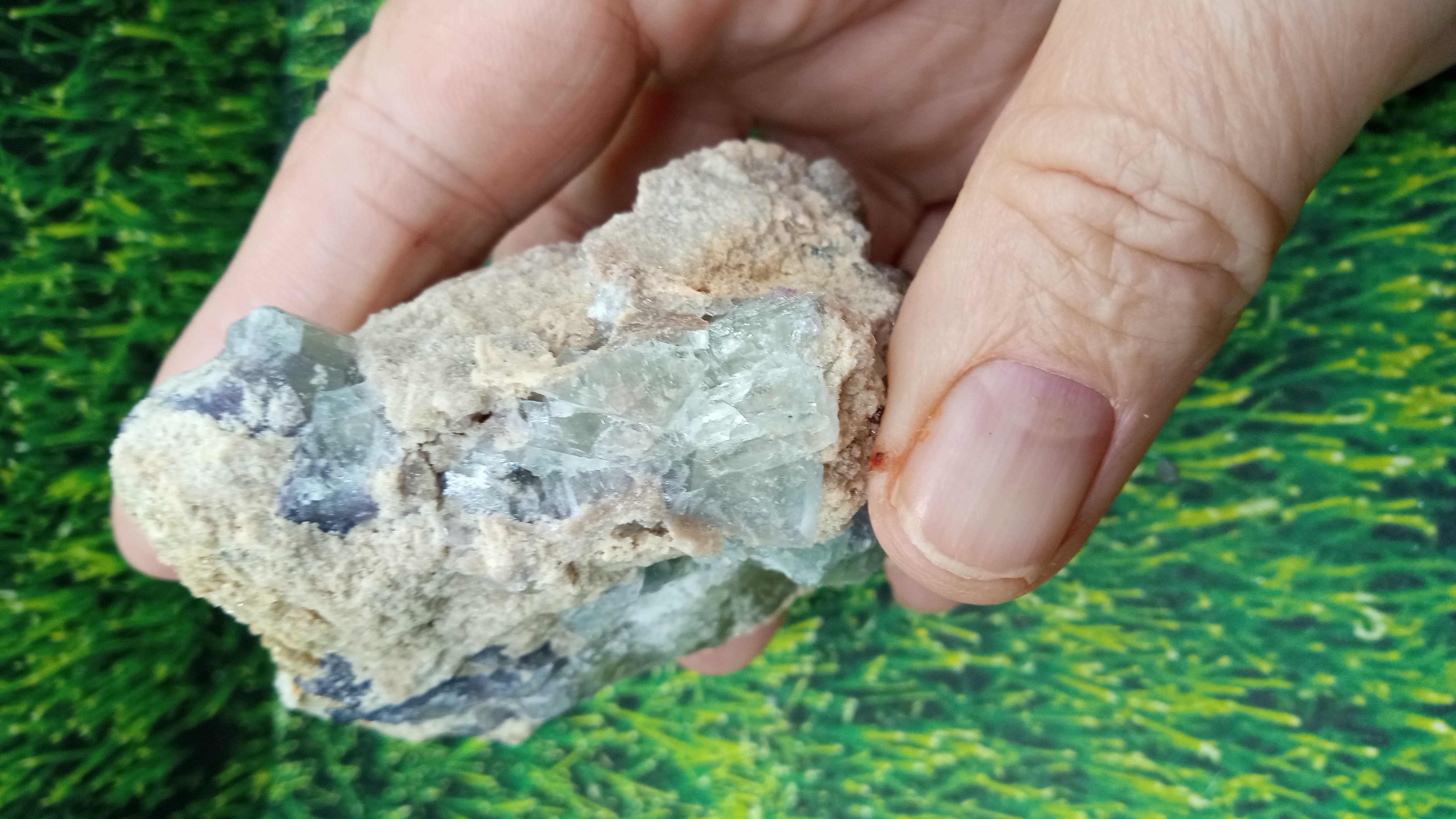 Clear & Purple Fluorite - Very nice Find ~ Deming NM area ~