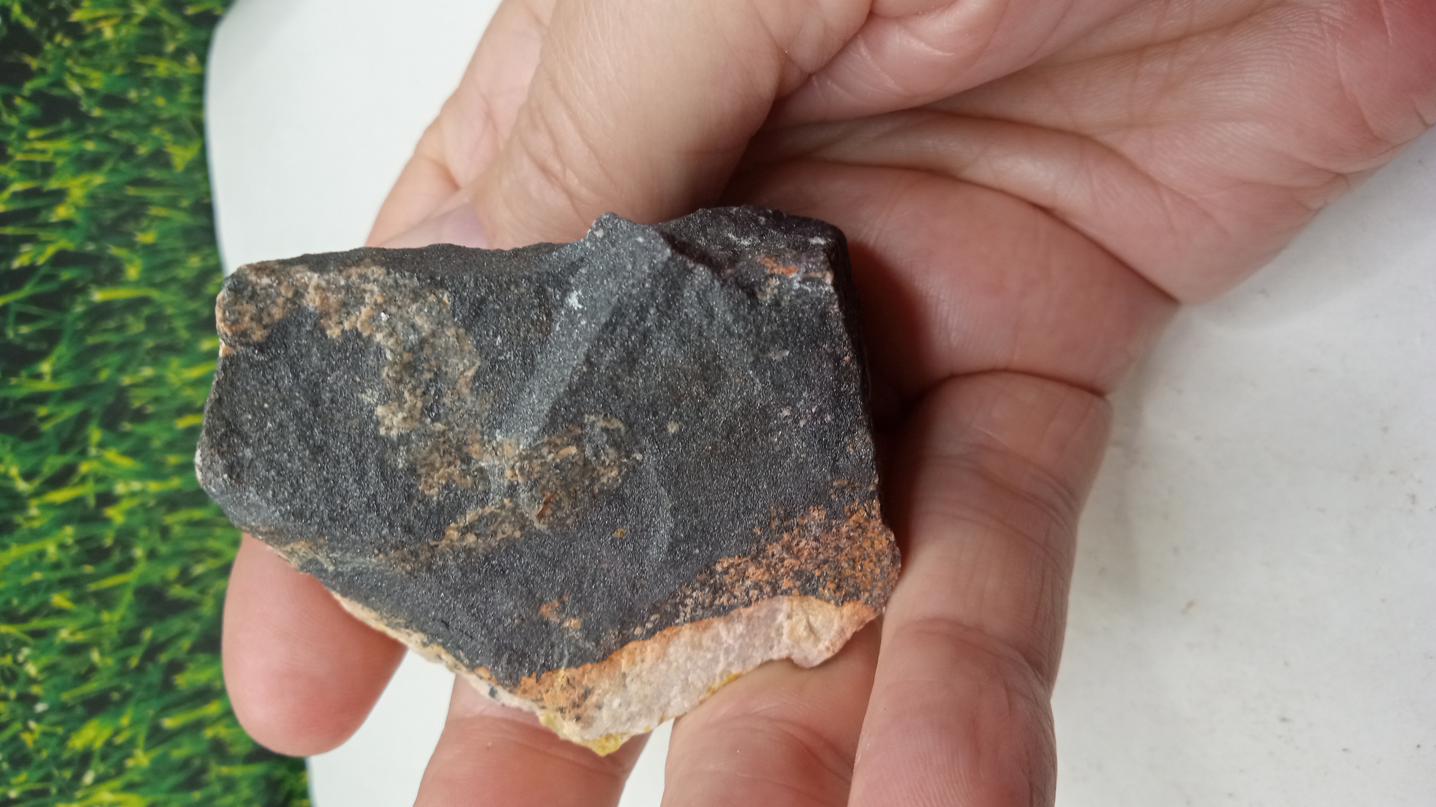 Black Basalt in natural form - New Mexico -