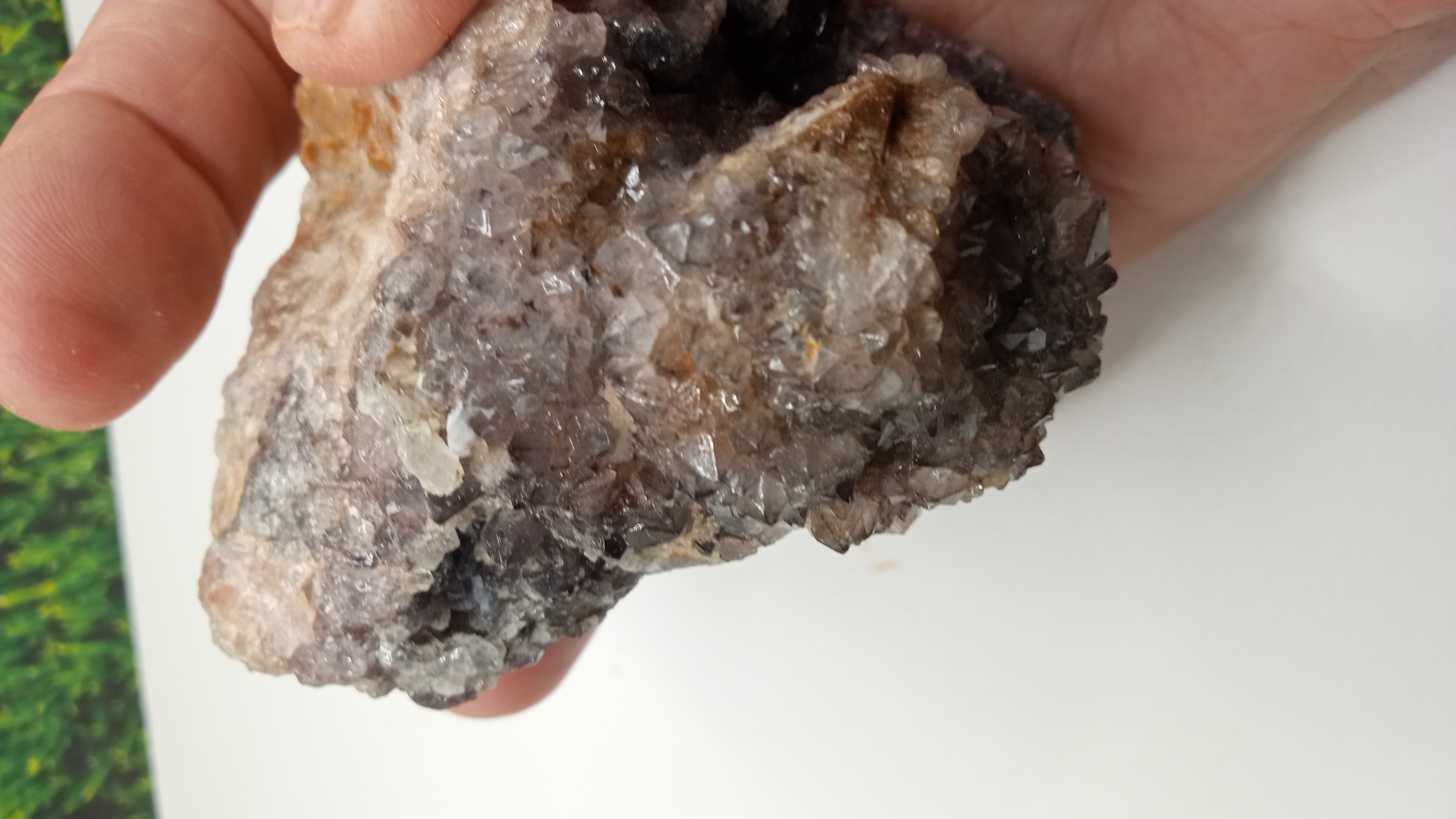 Nice Purple/ White / Black - Quartz - Quartzite - Calcite -