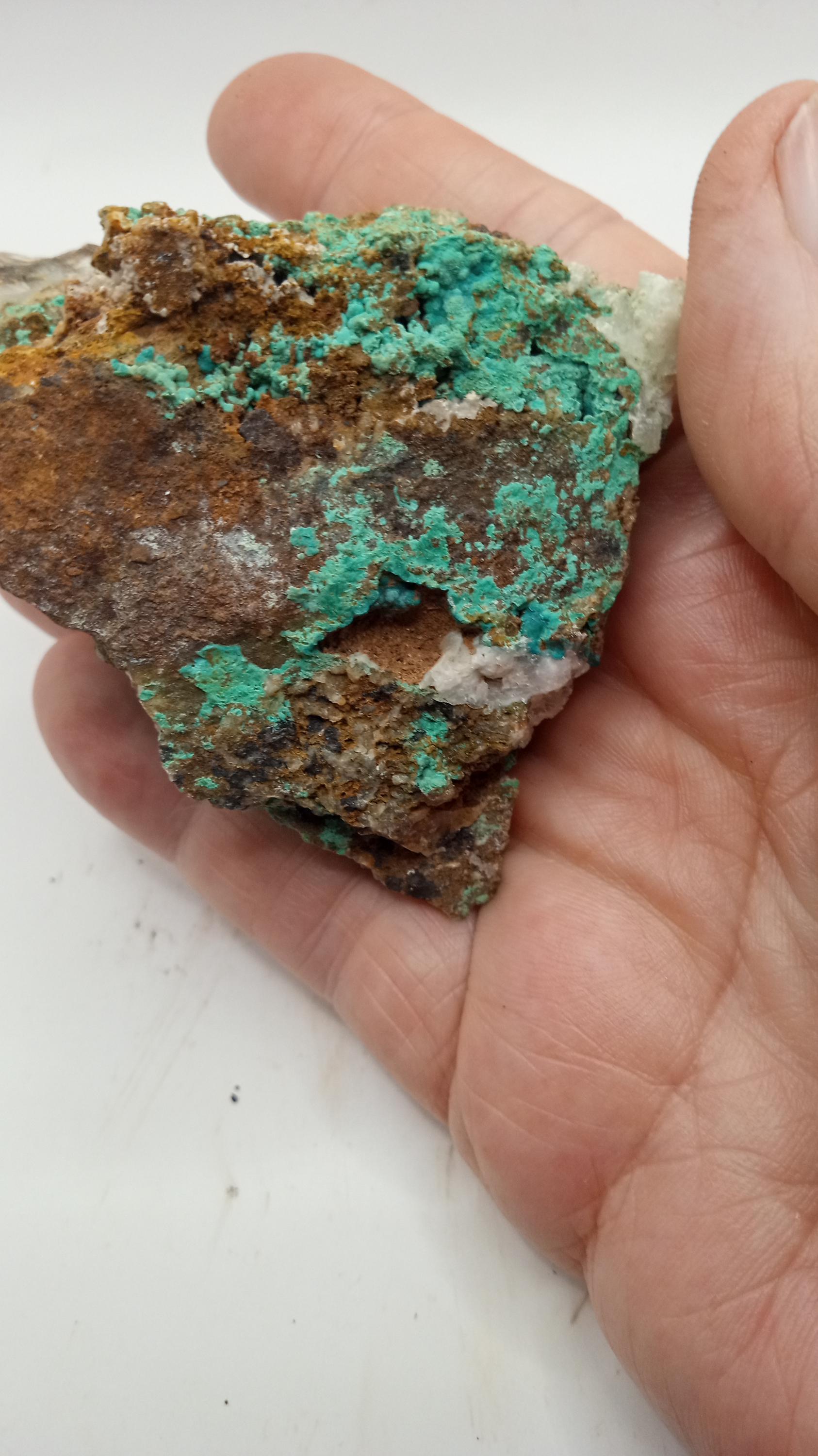 Green Rosasite Mineral