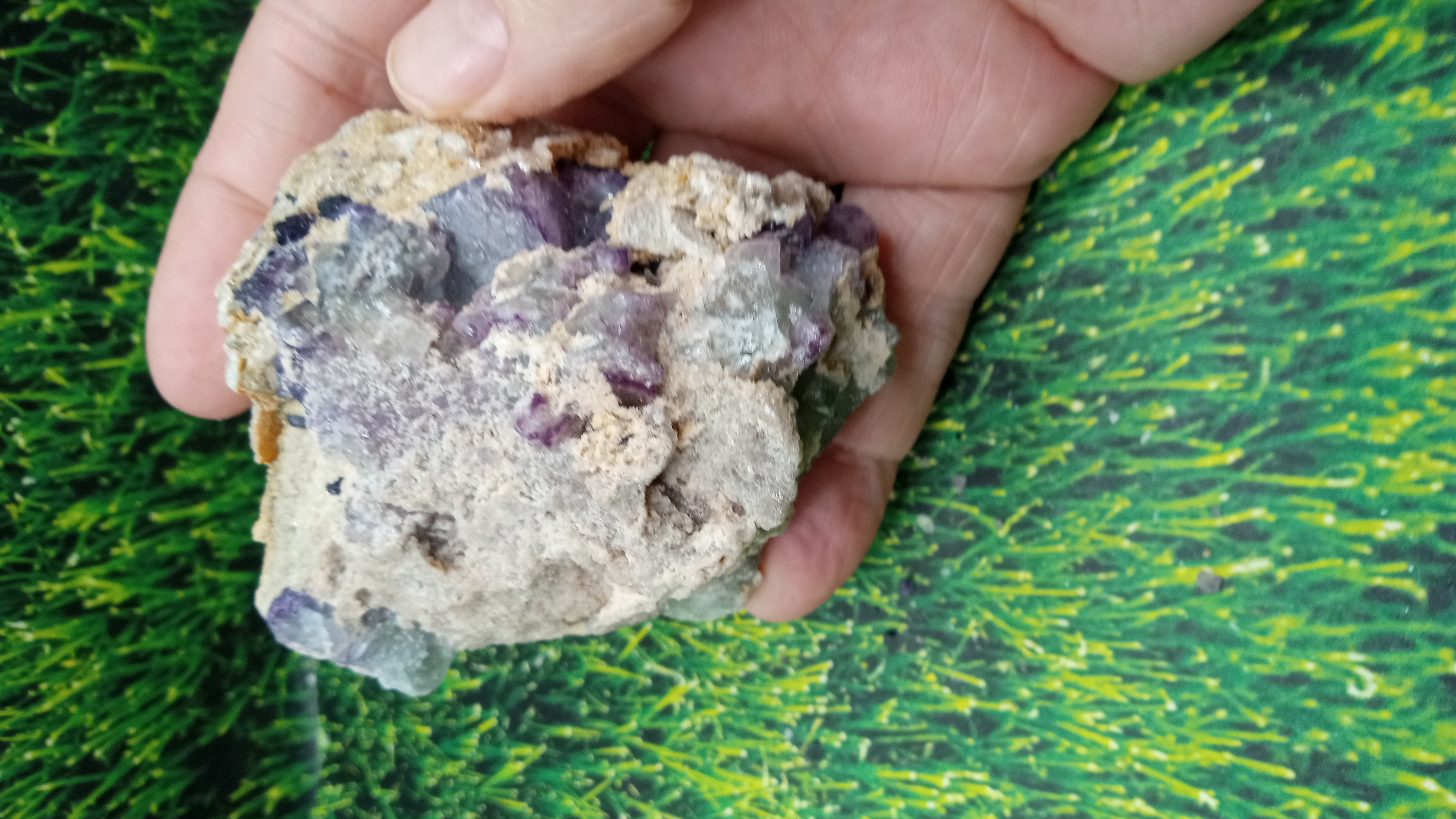 Clear & Purple Fluorite - Very nice Find ~ Deming NM area ~