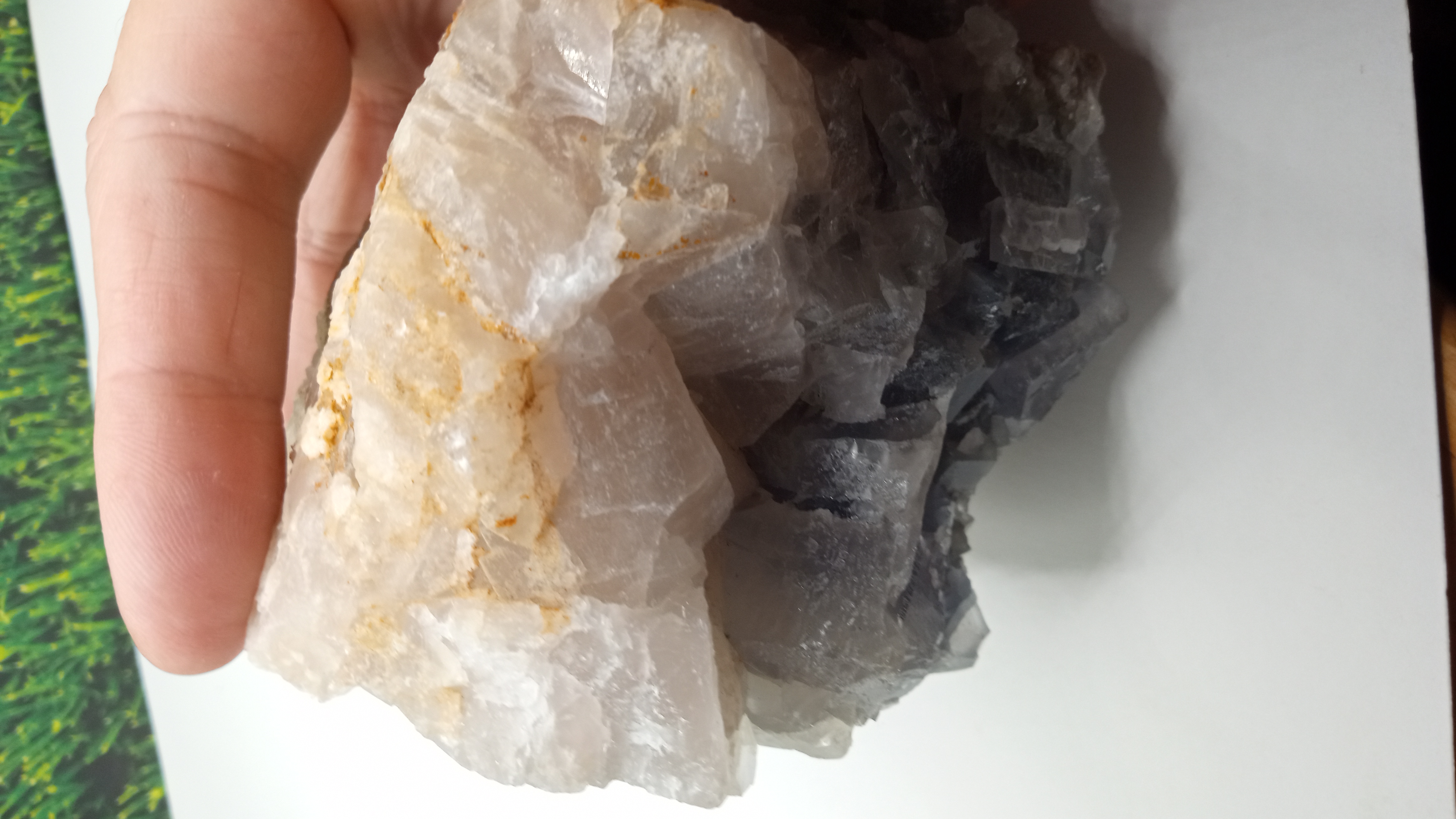 BEAUTIFUL LARGE CHUNK OF PURPLE / CLR FLUORITE - NEW MEXICO