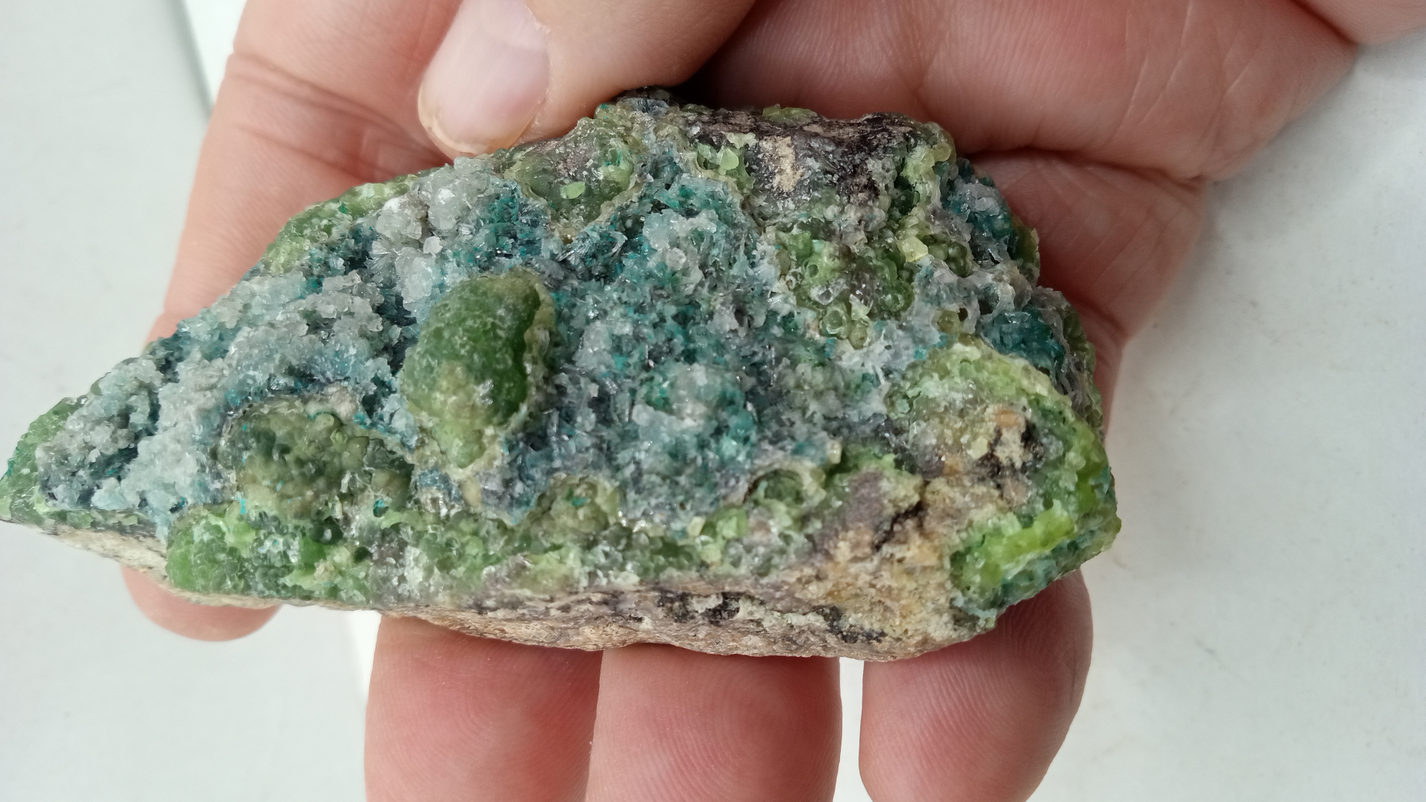 Green Cuprian Smithsonite ~ 79 Mine in Arizona
