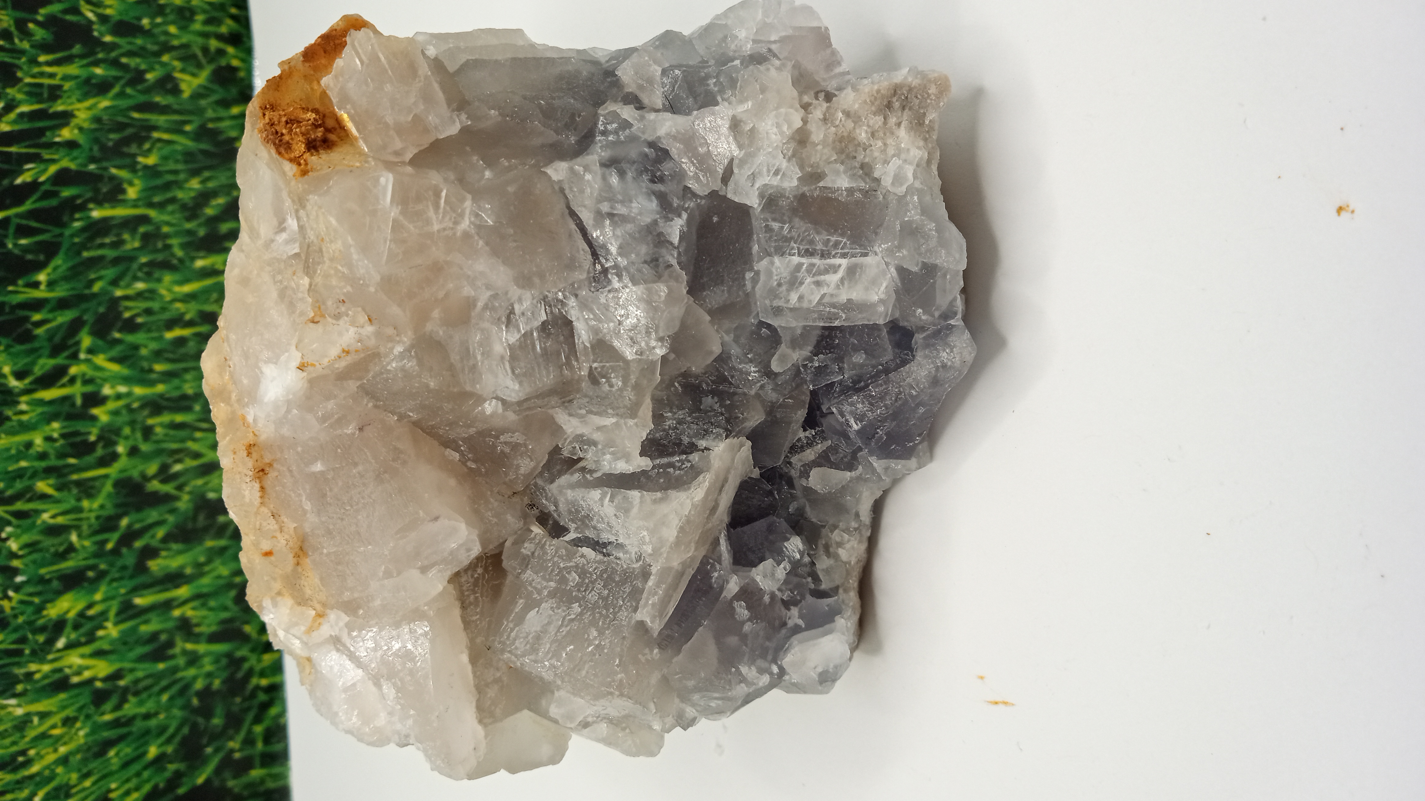 BEAUTIFUL LARGE CHUNK OF PURPLE / CLR FLUORITE - NEW MEXICO