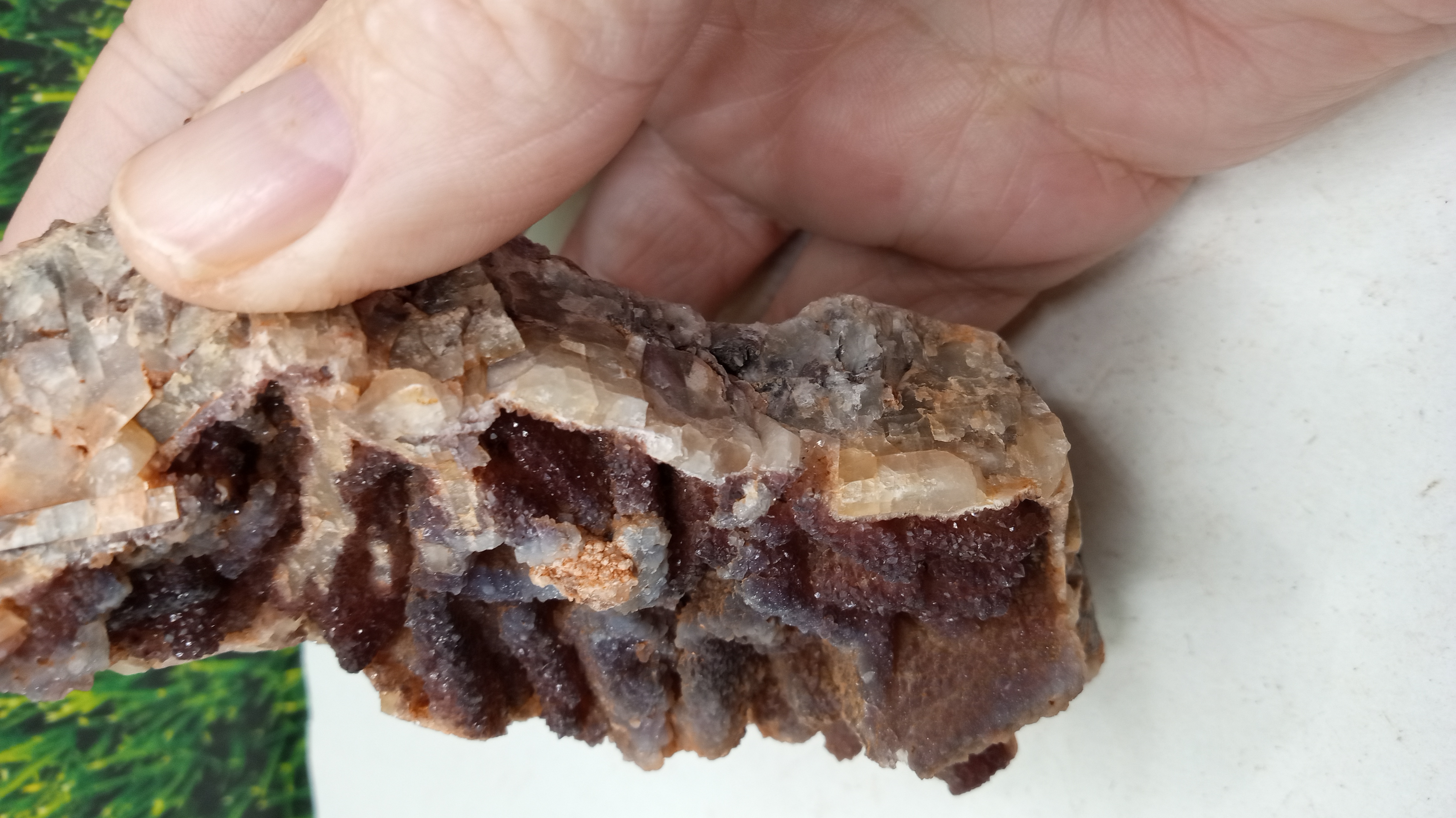 Beautiful Red Hematoid Quartz w/ Blades ~ REMOTE BLACK RANGE New Mexico ~