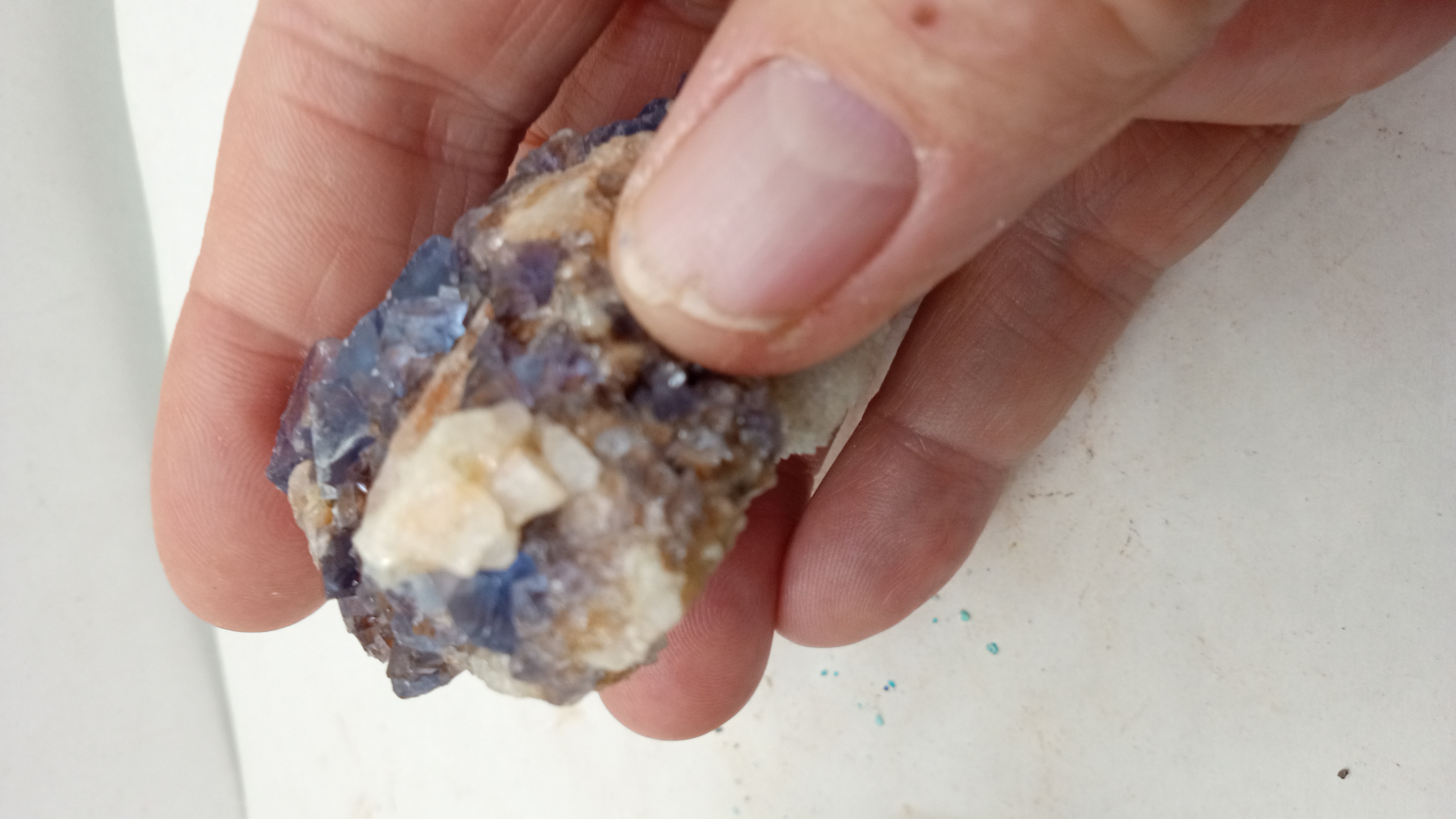Rosasite / Azurite - ( 2 ) Included ~ Otero County New Mexico