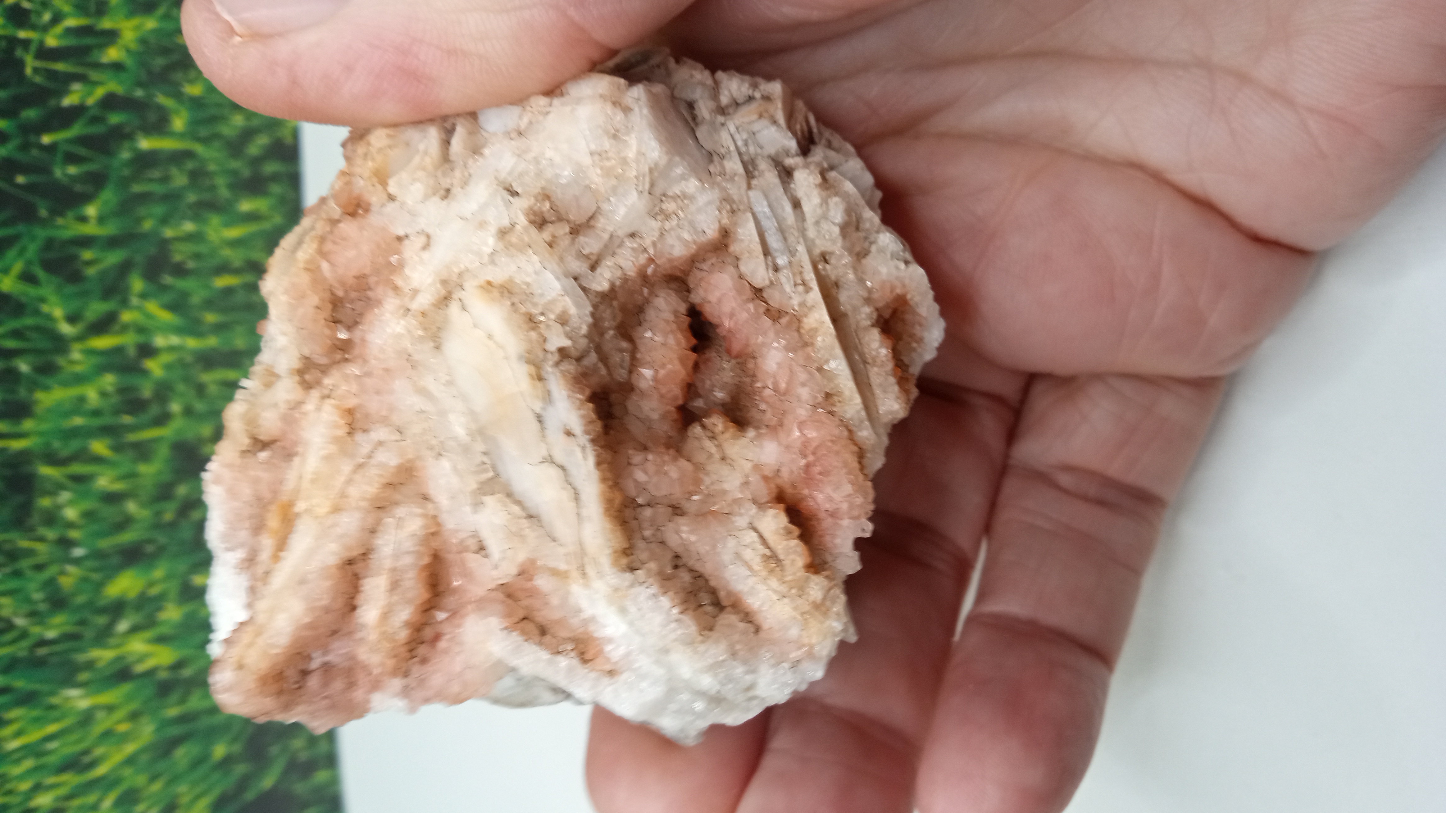 Peach Colored Quartz Crystals ~ Rare Find -Southern Caballos Mts ~ New Mexico ~