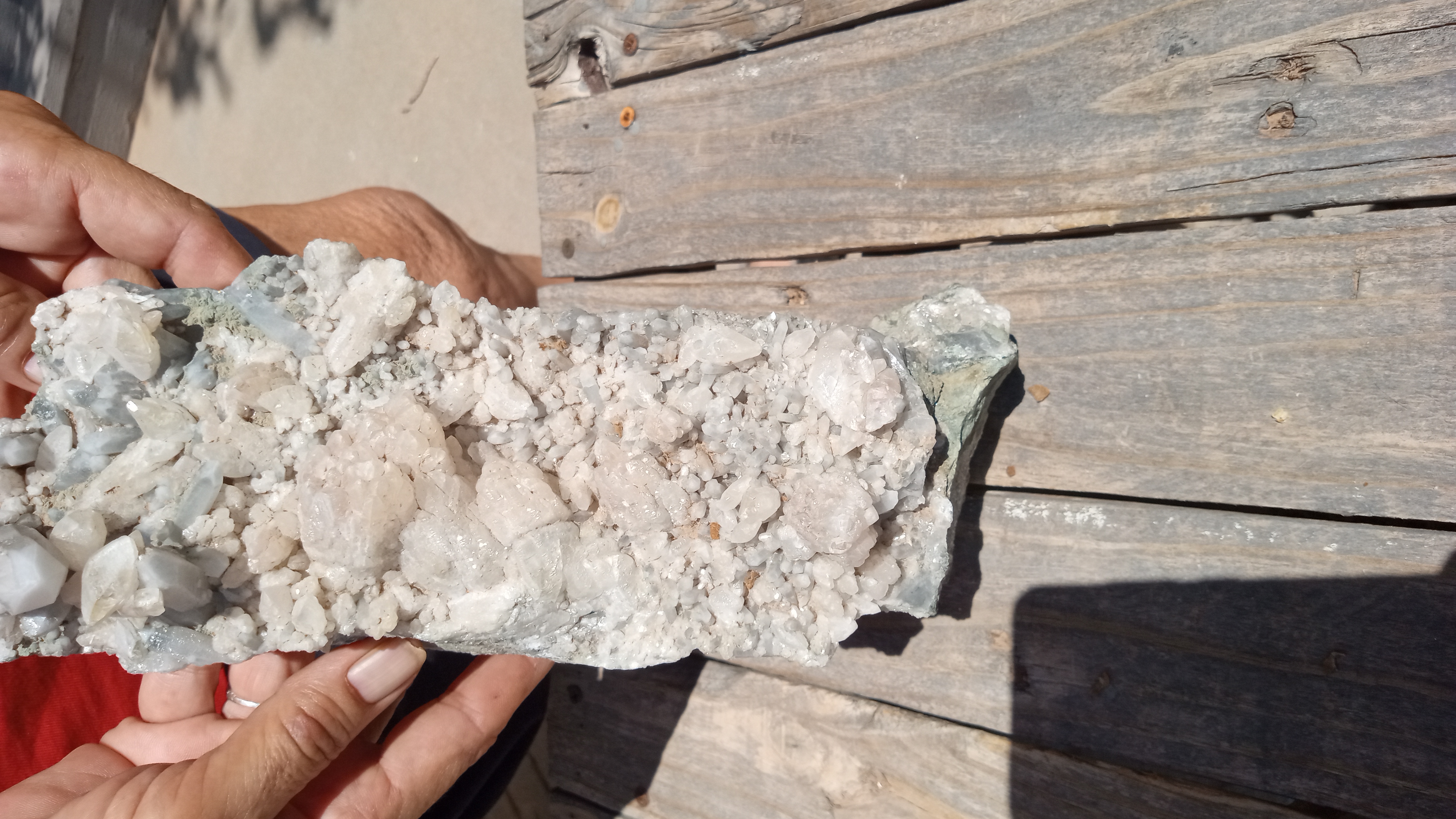 Large Stilbite & Quartz Mineral Specimen -  6 LB Beauty -