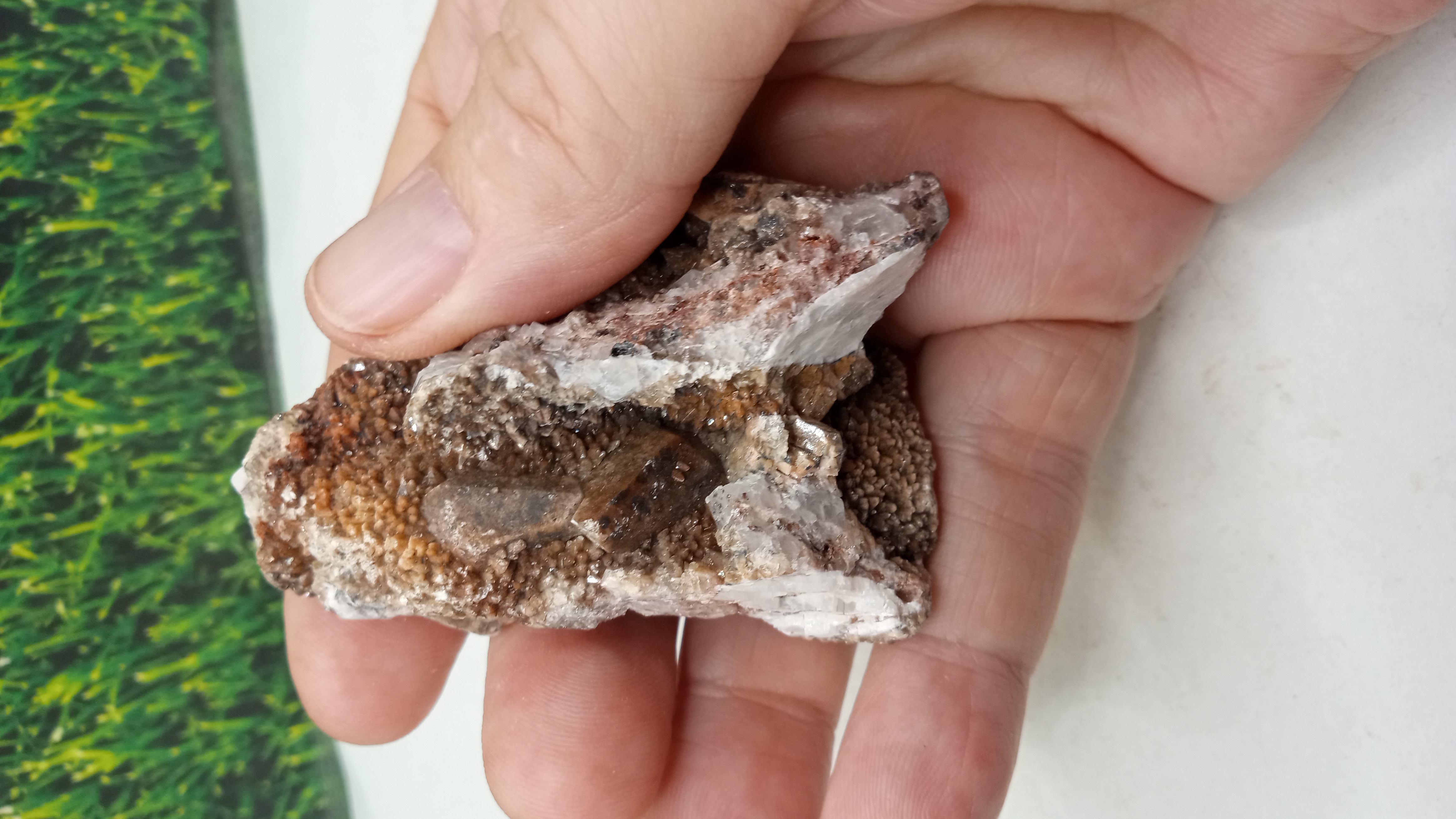 Stilbite / Calcite Mineral - found in  Gila Cliff Dwellings area