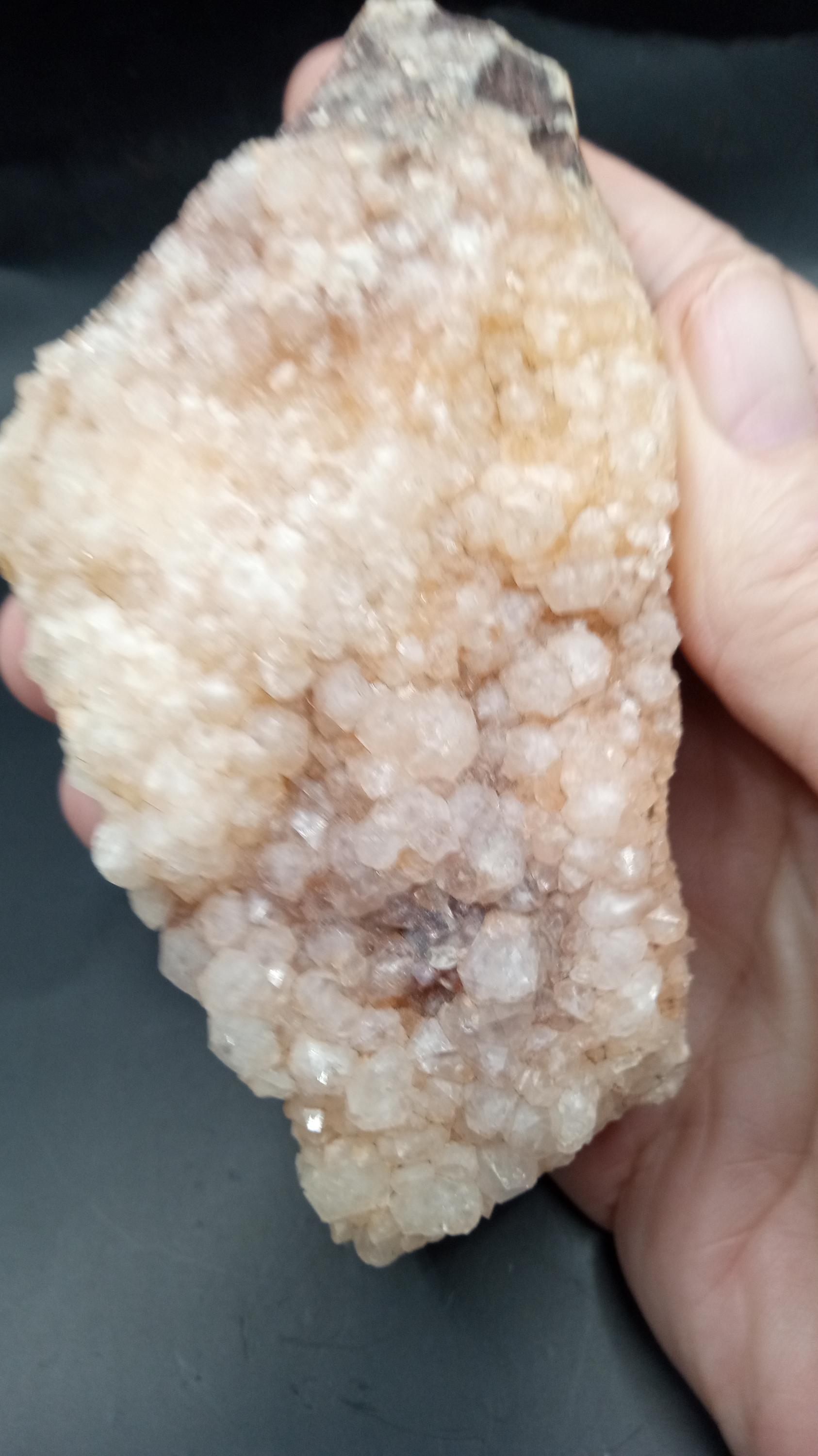 Orange Calcite Crystals Mineral Specimen -