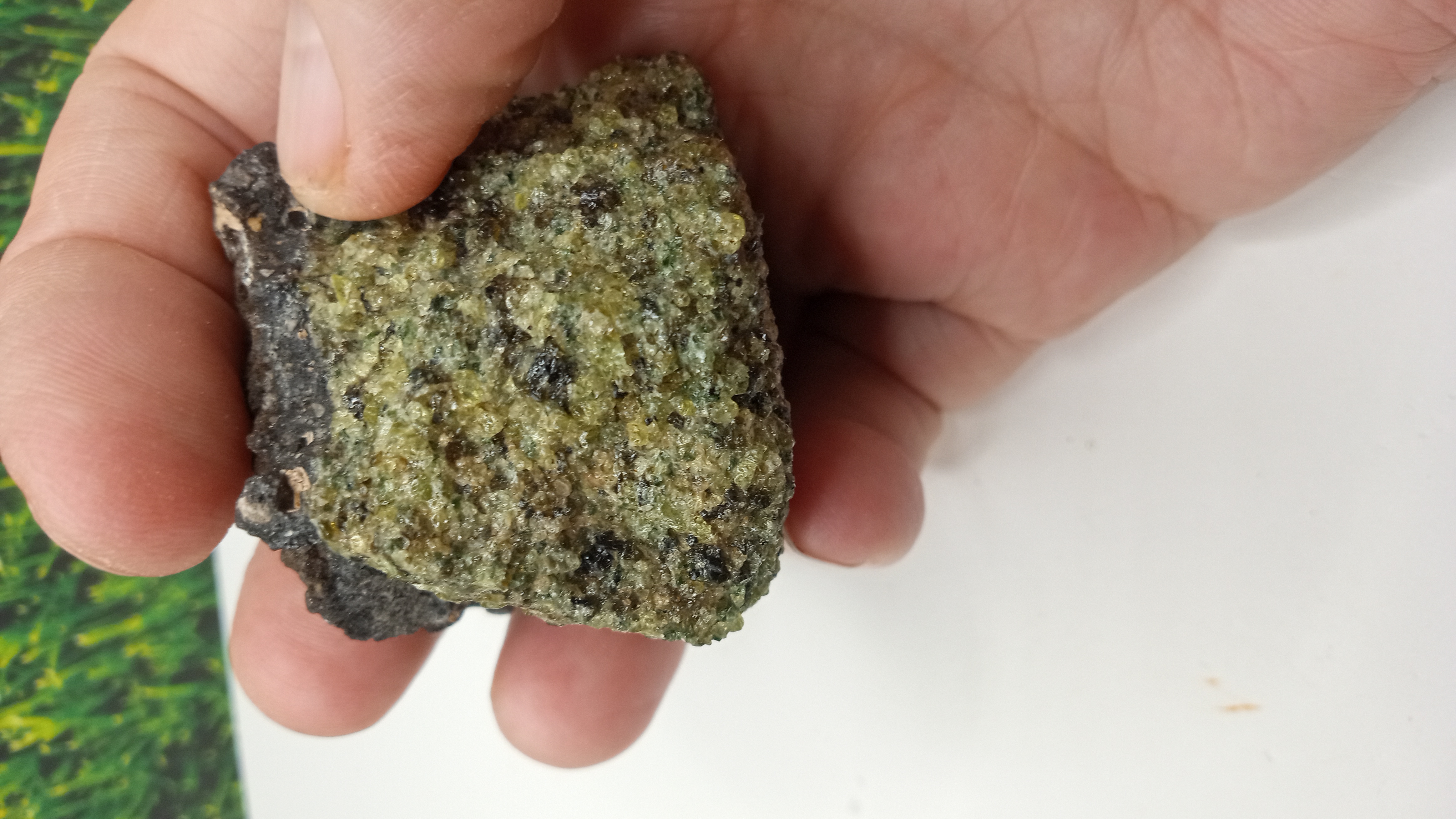 PERIDOTITE MINERAL SPECIMEN - NEW MEXICO