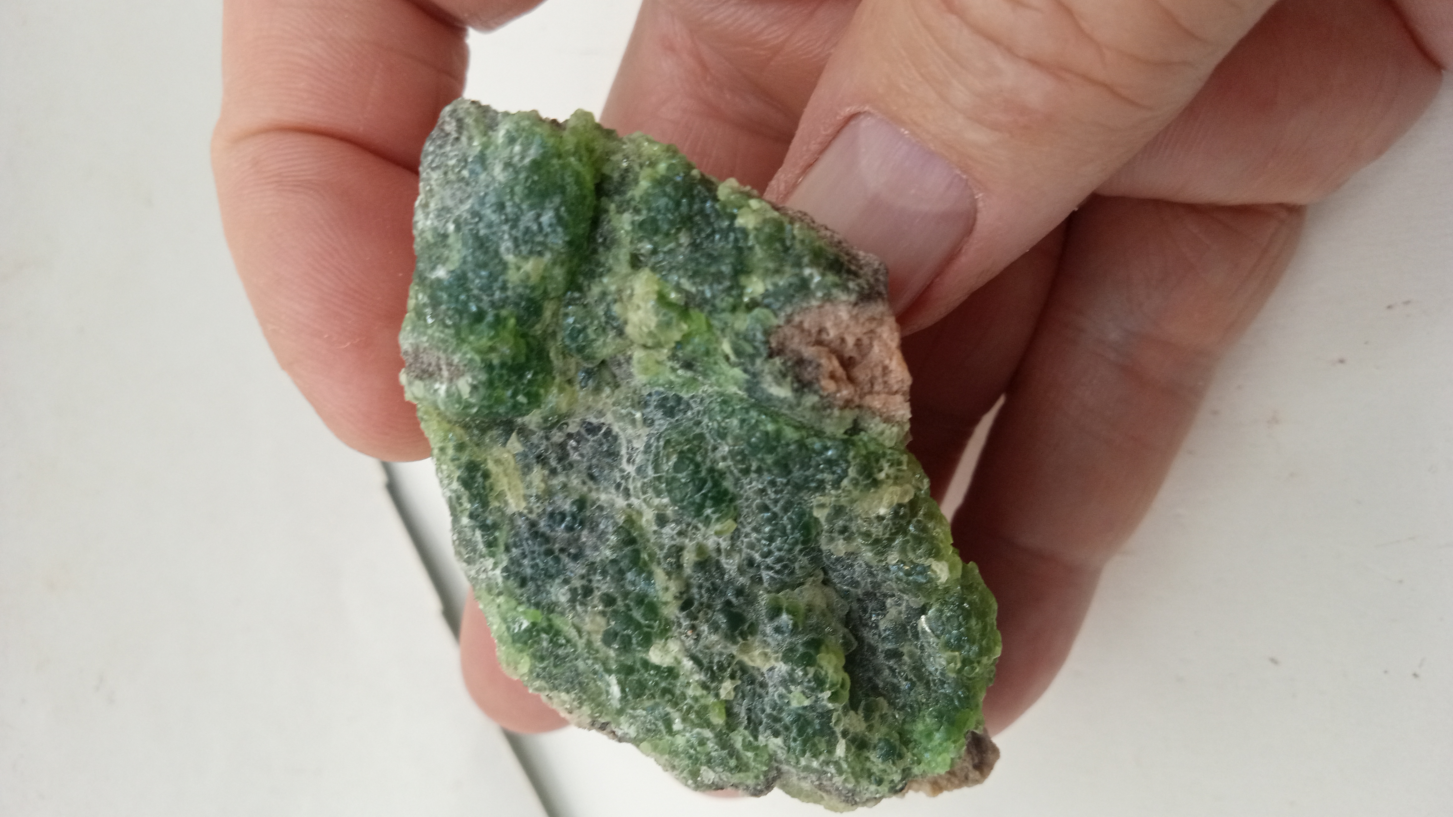 Green Cuprian Smithsonite - Rare - 79 Mine AZ