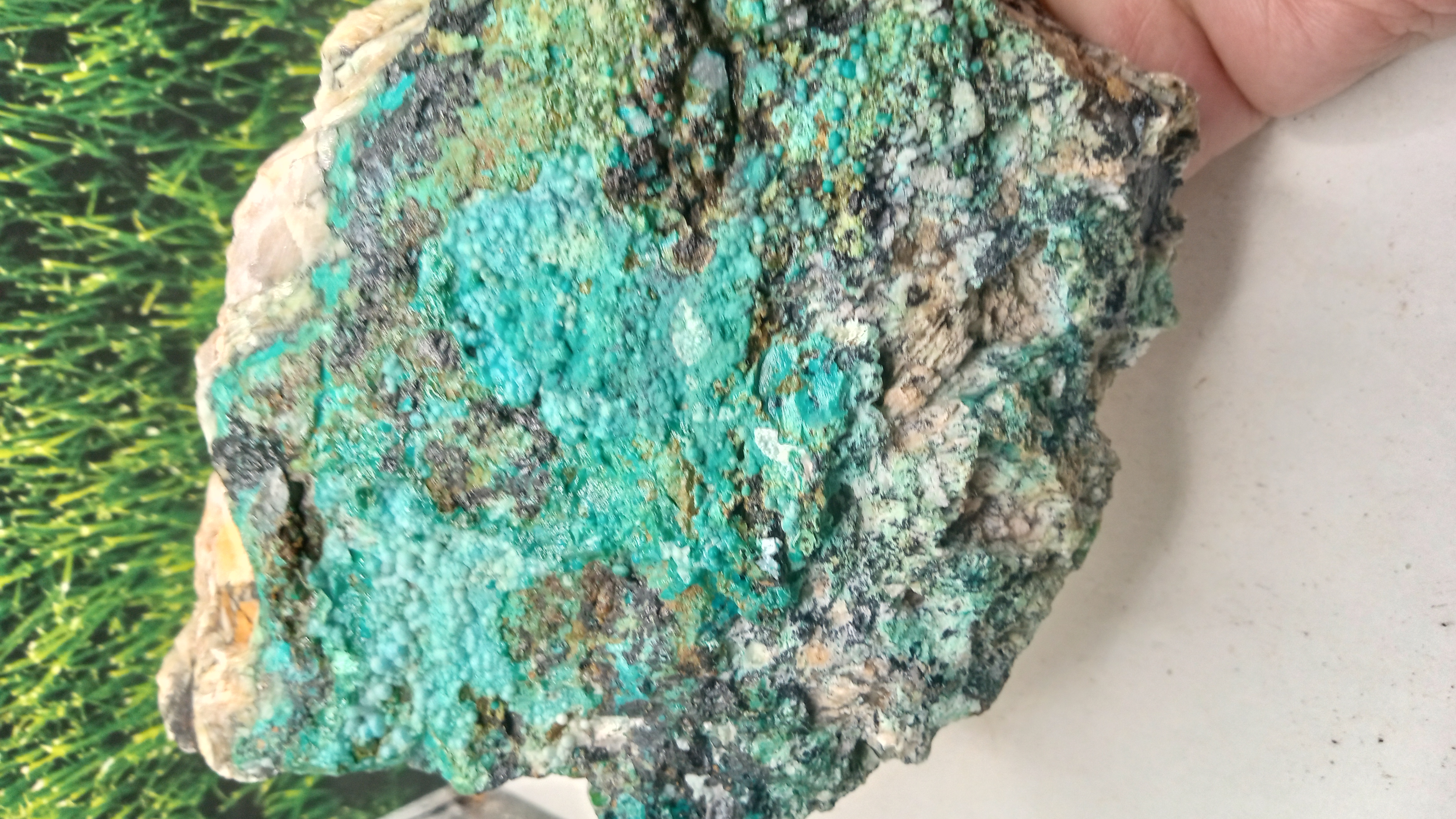 Chalcedony & White Fluorite Mineral Specimen - New Mexico -