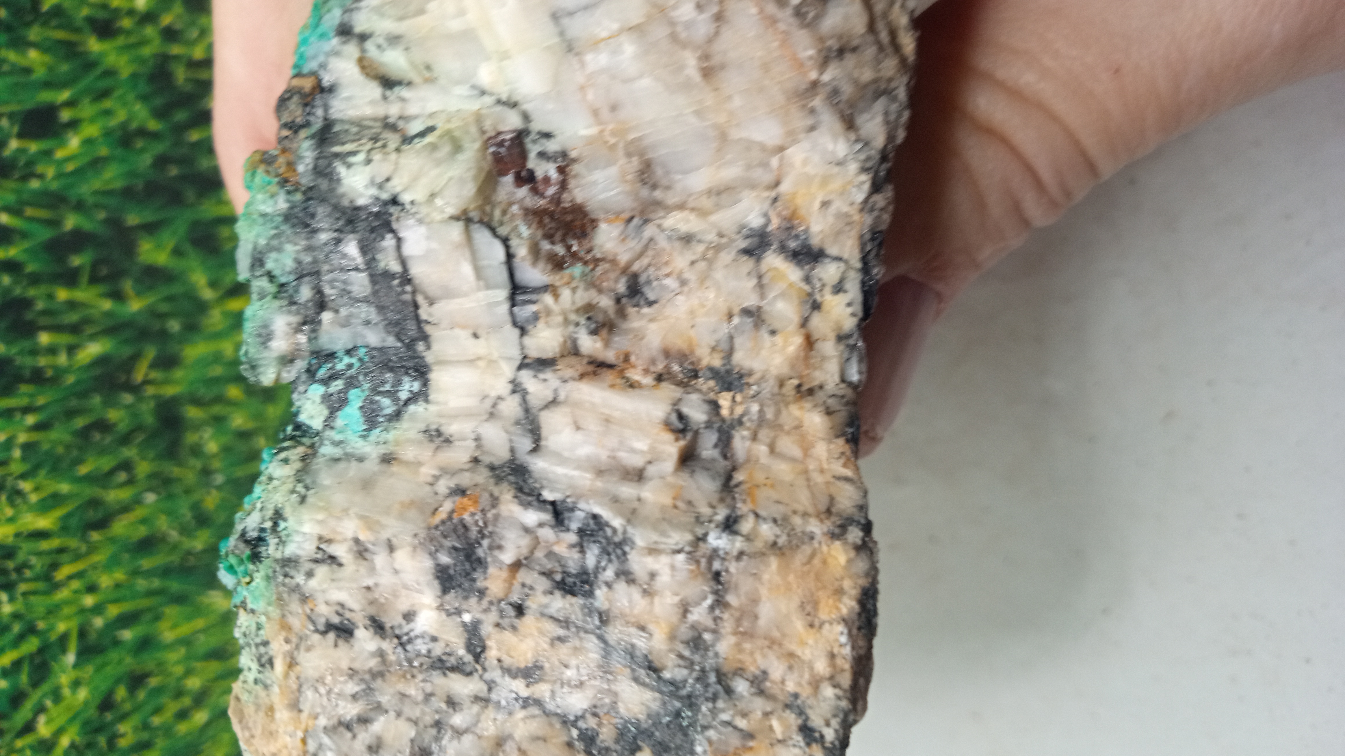 Chalcedony & White Fluorite Mineral Specimen - New Mexico -