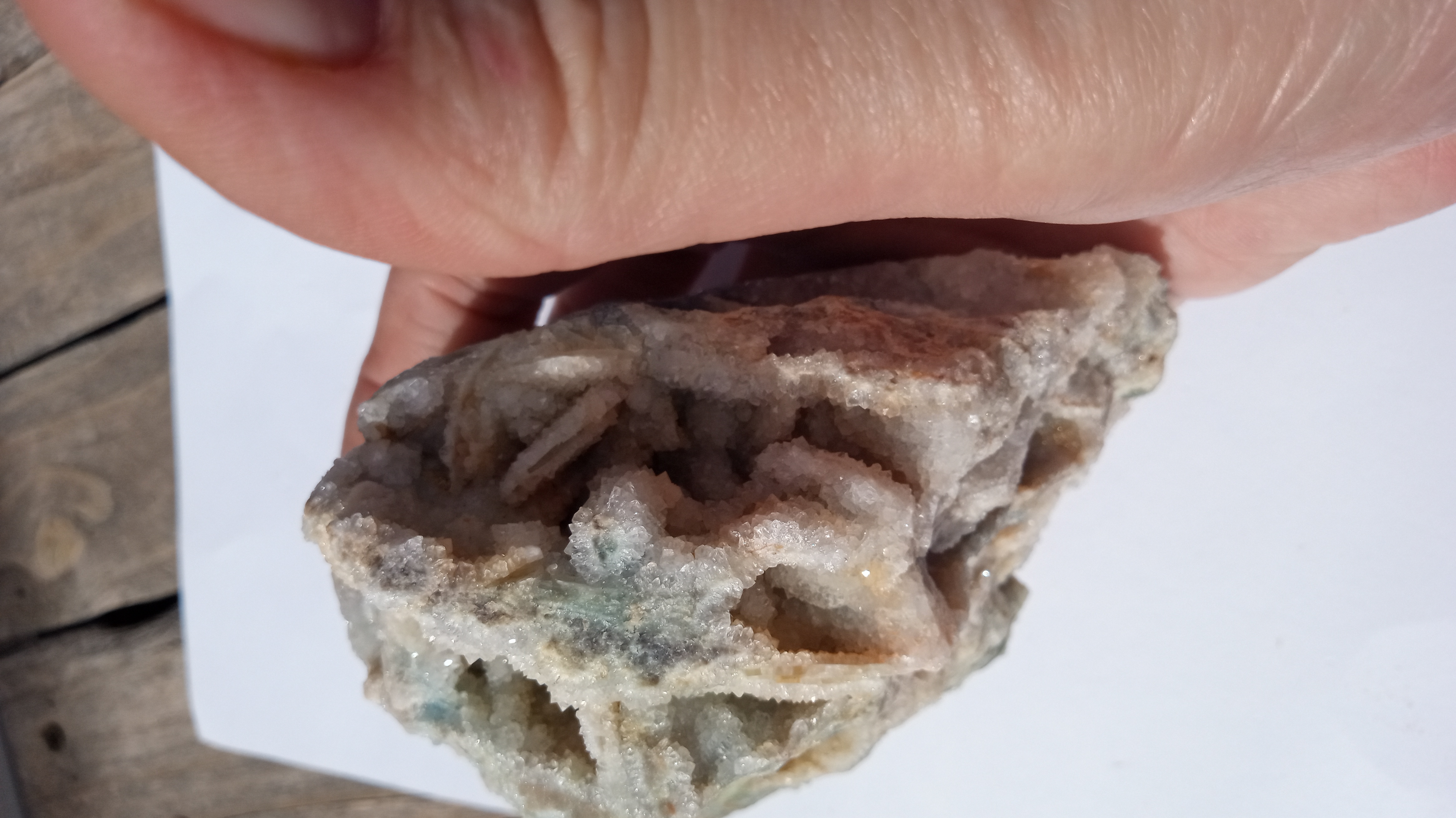 Beautiful Clear Quartz with Green Shading - New Mexico -