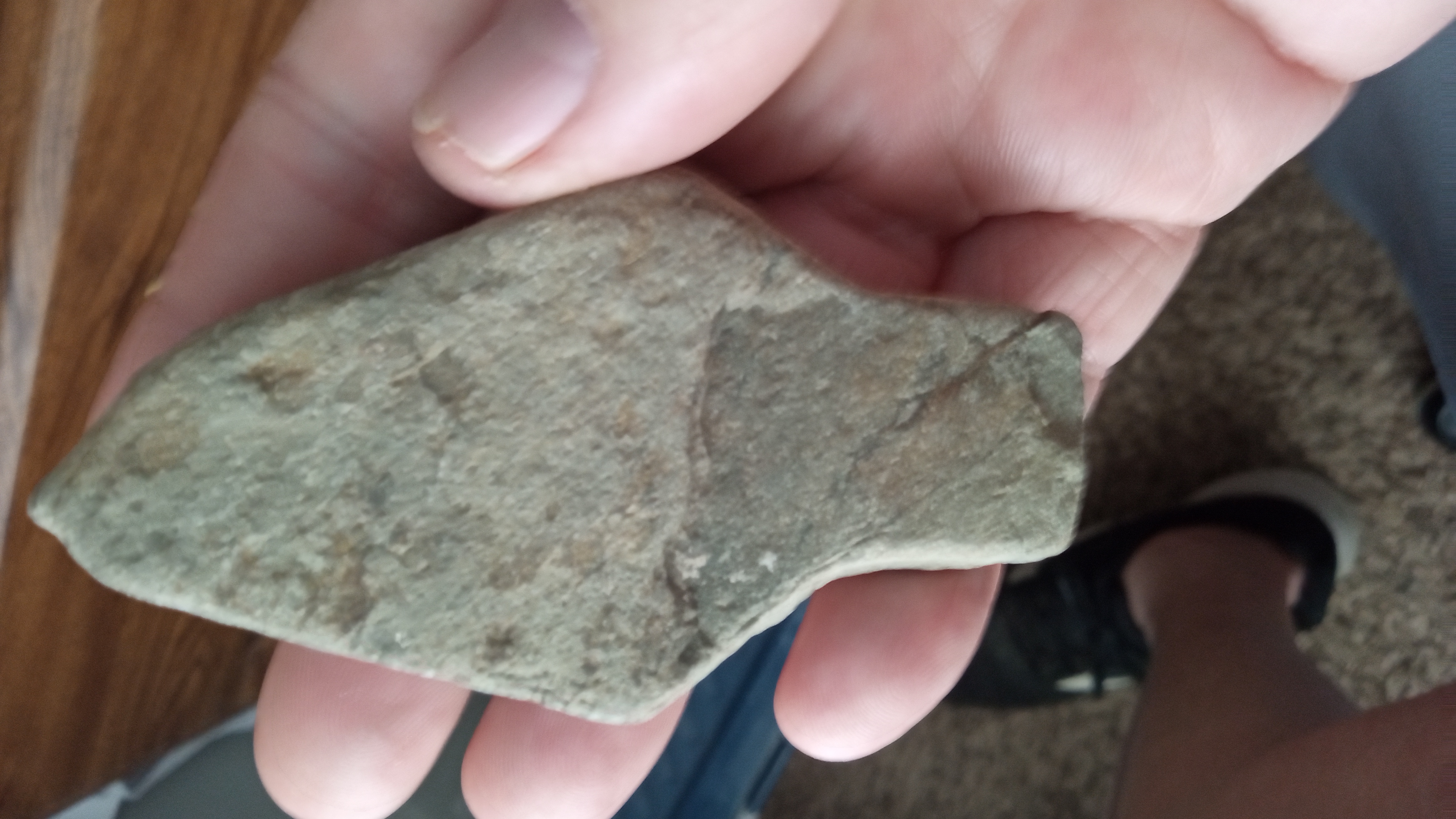 Limestone Rock Shaped like Arrow Head - Found in Unmarked Ghost Town House ~ NM ~