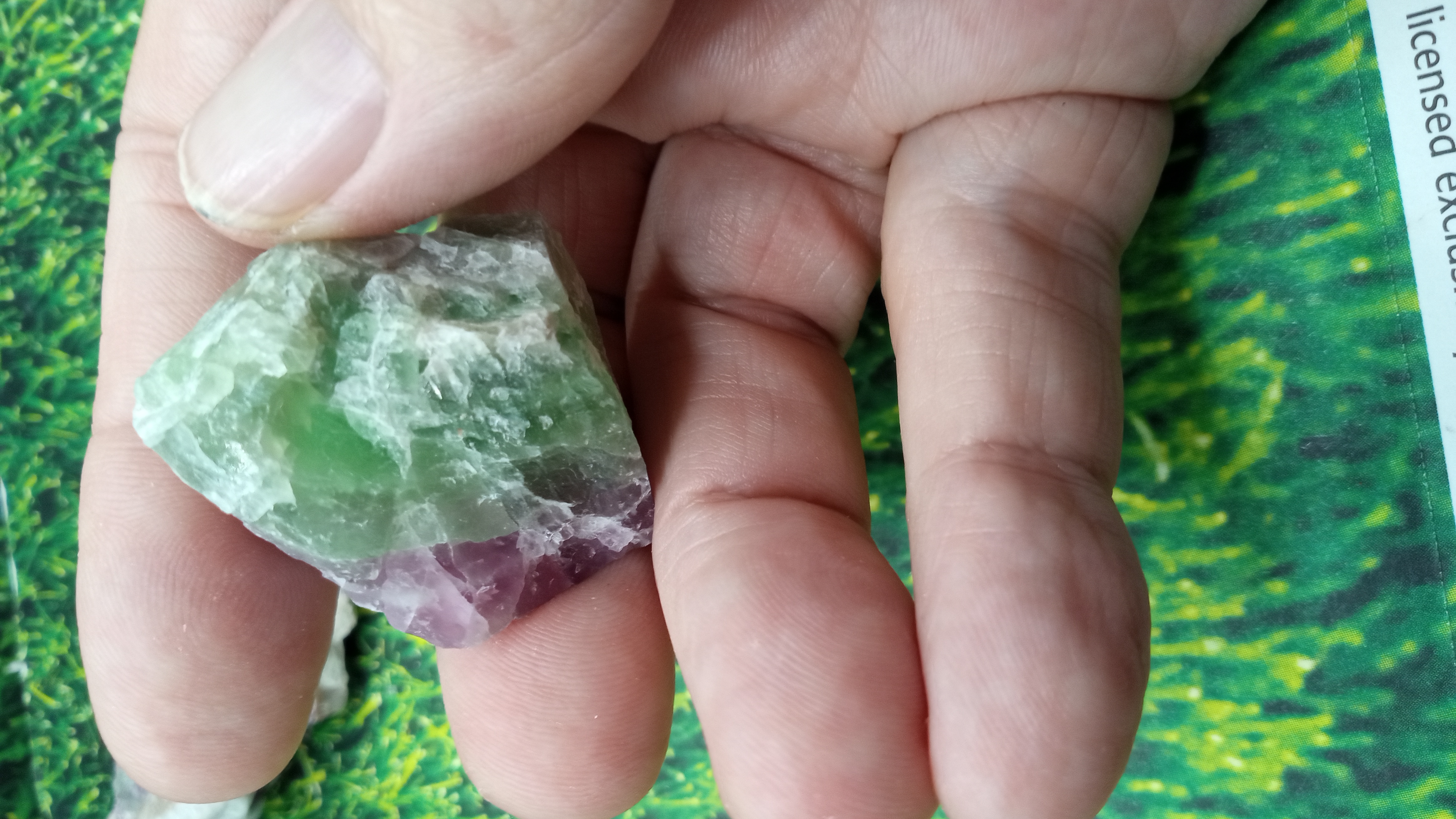 Beautiful Fluorite Specimens ( 3 ) Included ~ Wild West Tombstone