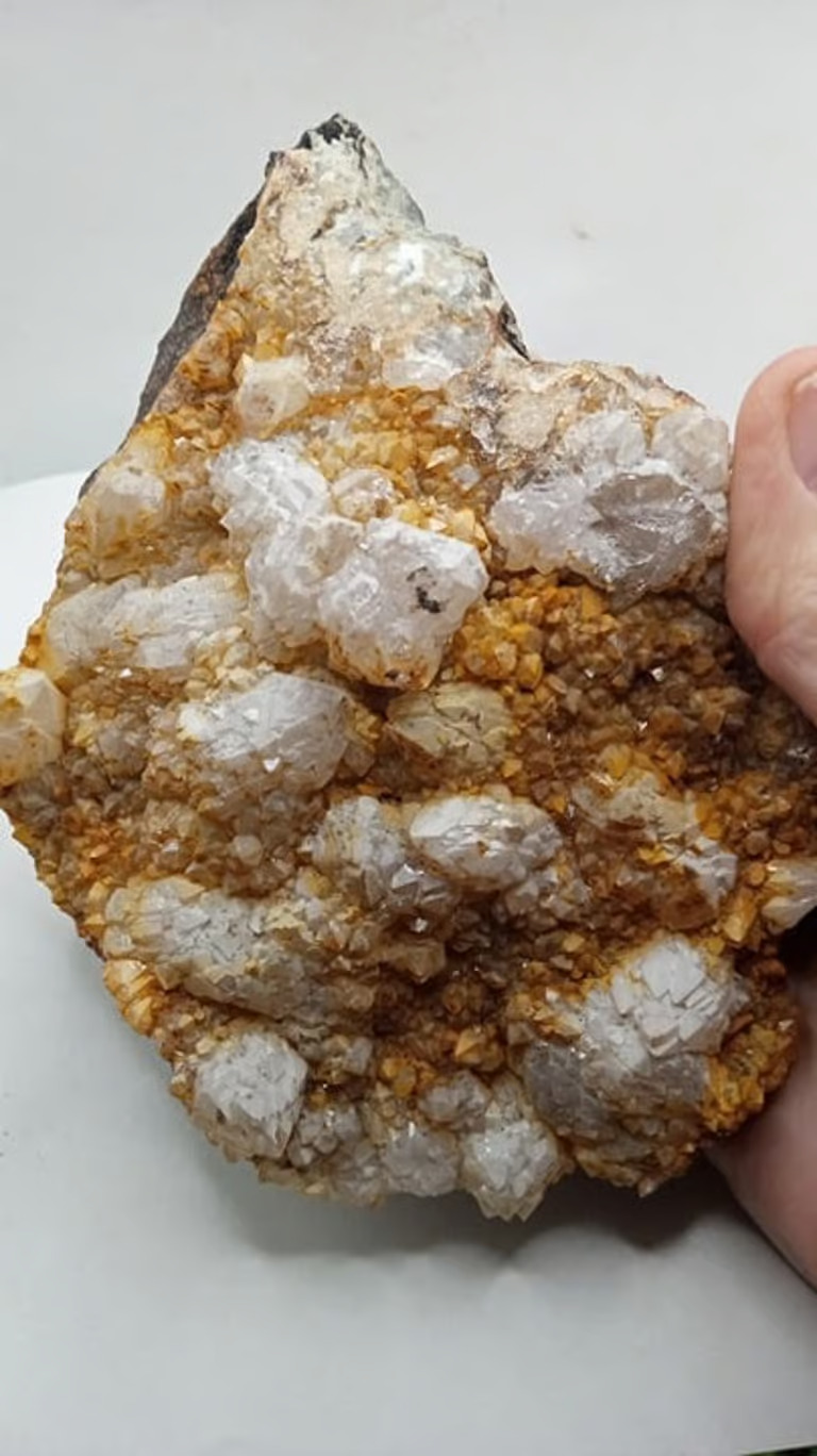 Citrine & Ferruginous Quartz - Remarkable Specimen  Large -