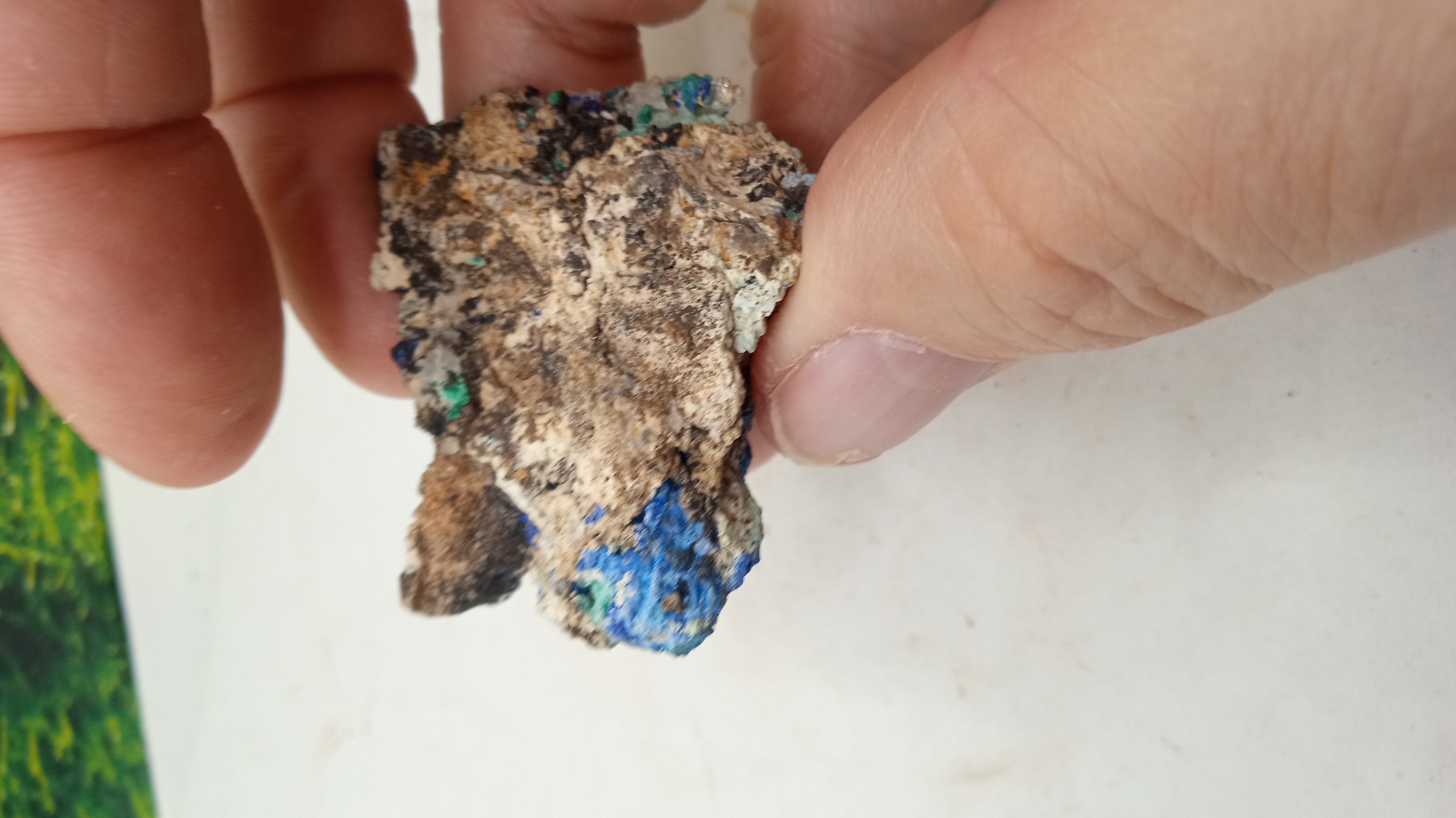 Azurite / Malachite Mineral Combo Nice - New Mexico -
