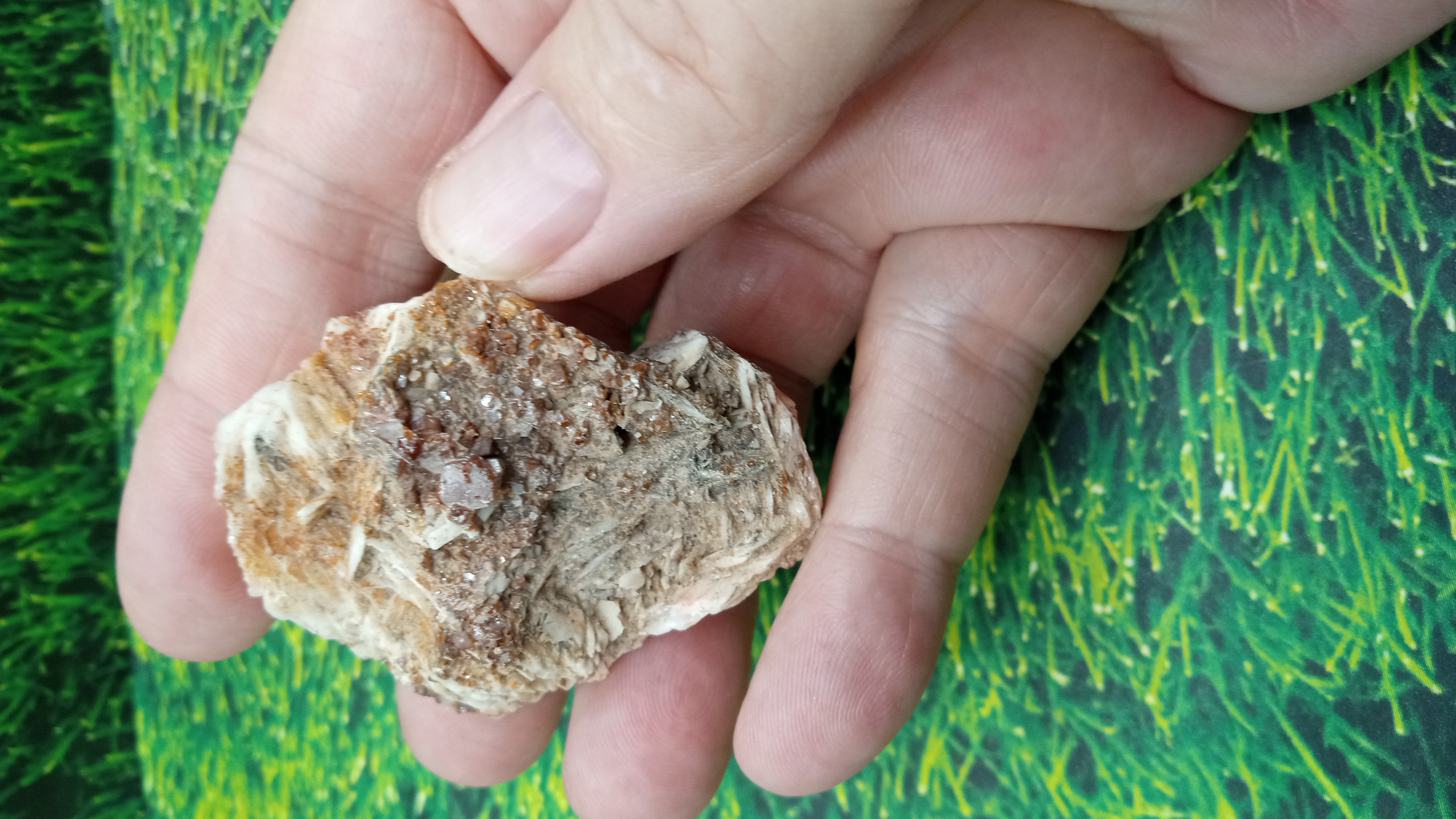 Vanadinite with Blades Mineral Specimen 
