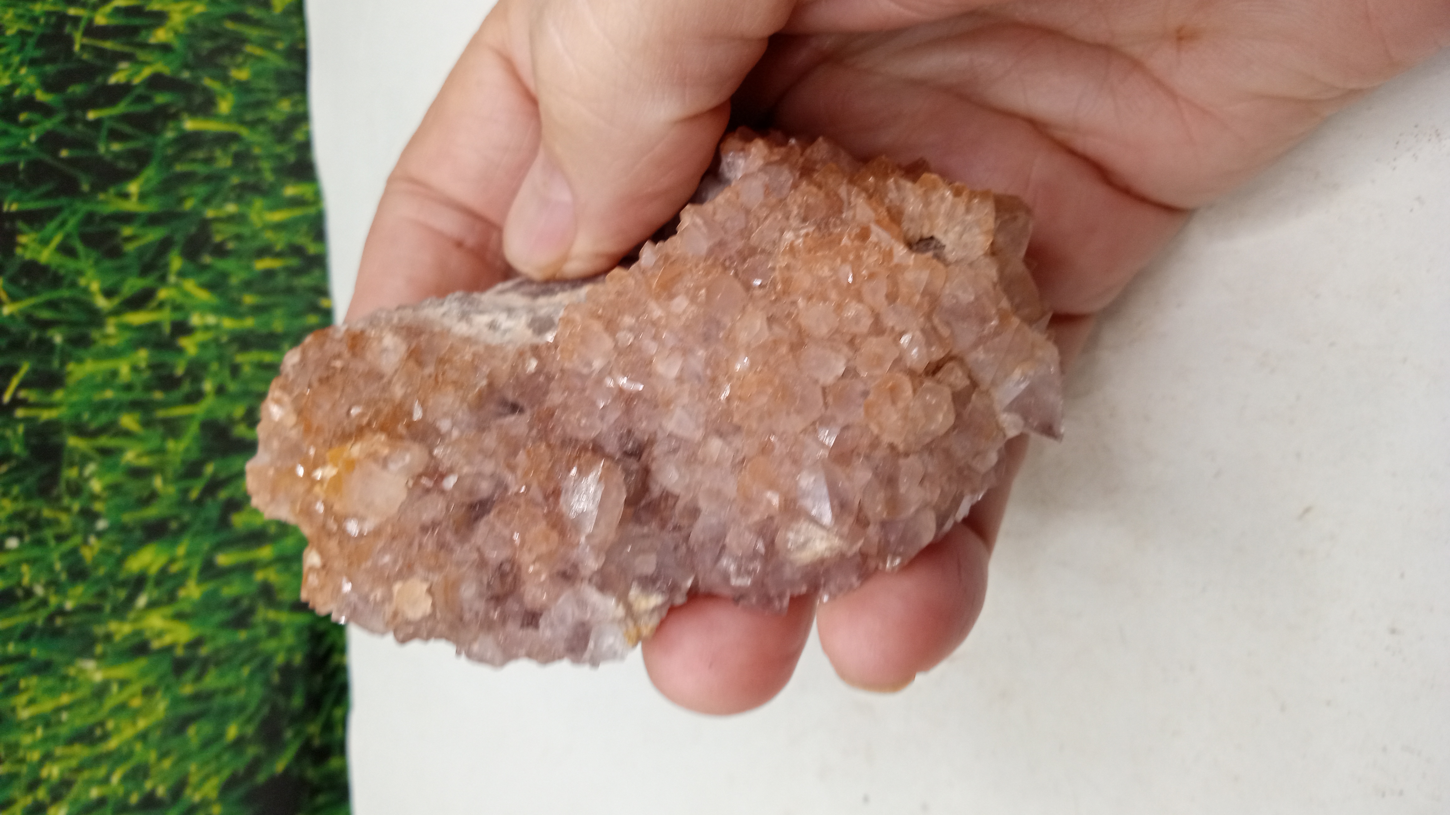 Beautiful Peach Quartz Mineral Specimen - Arizona -