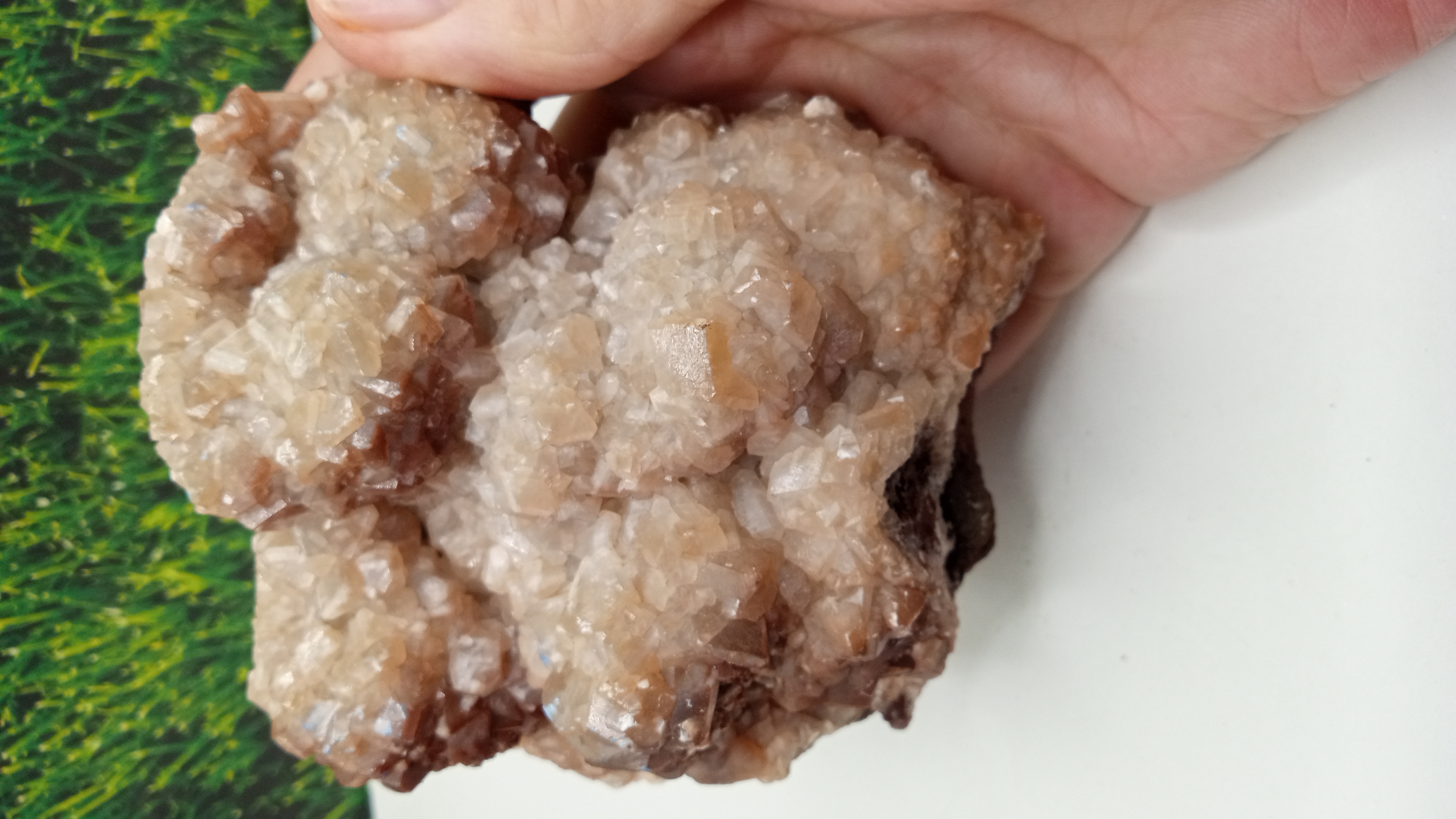 Chabazite / Pyrite / Calcite Mineral Specimen ~ Large ~