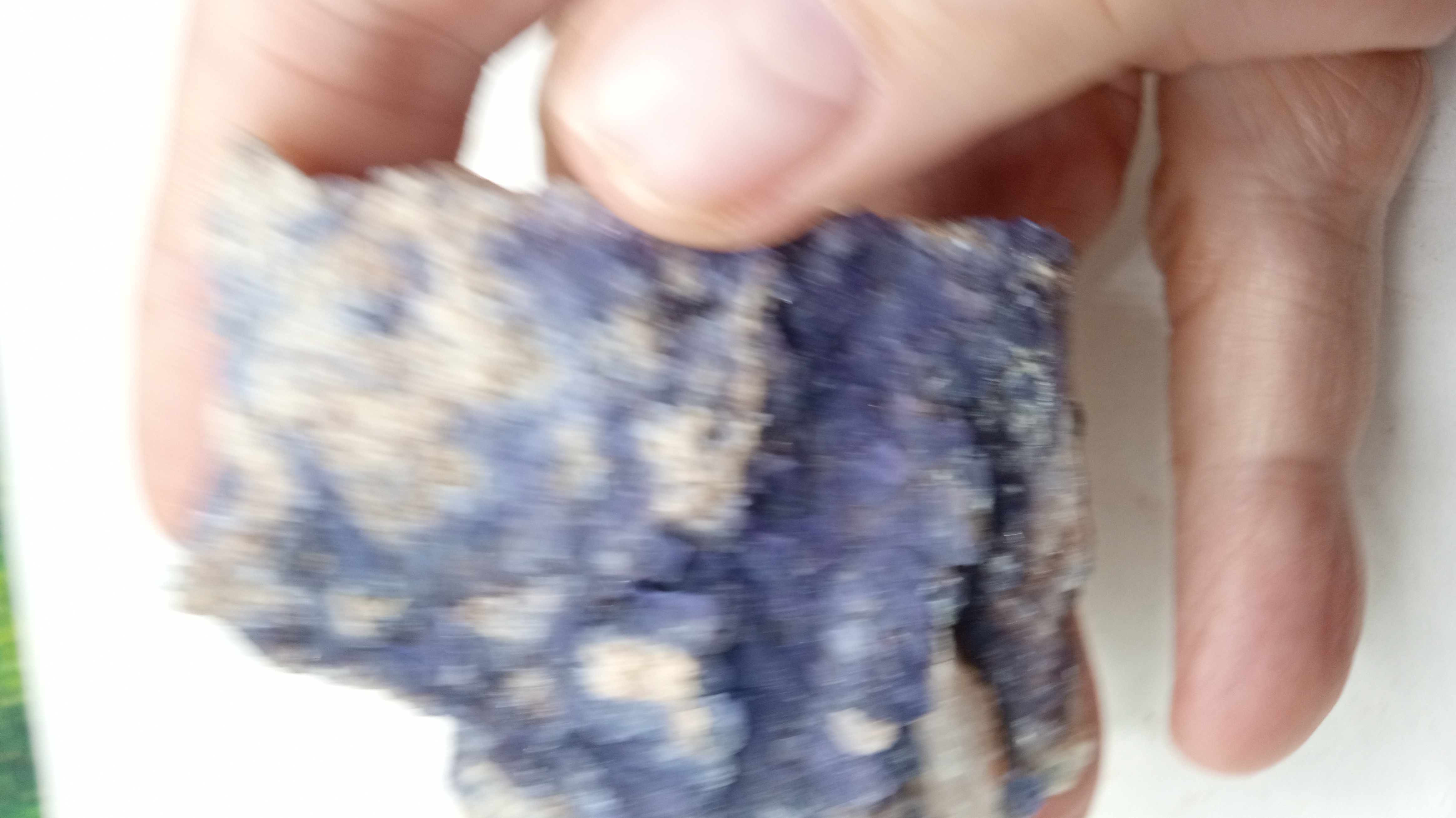 Dark Purple Fluorite ~ Burro mts nm  ( 2 ) included ~