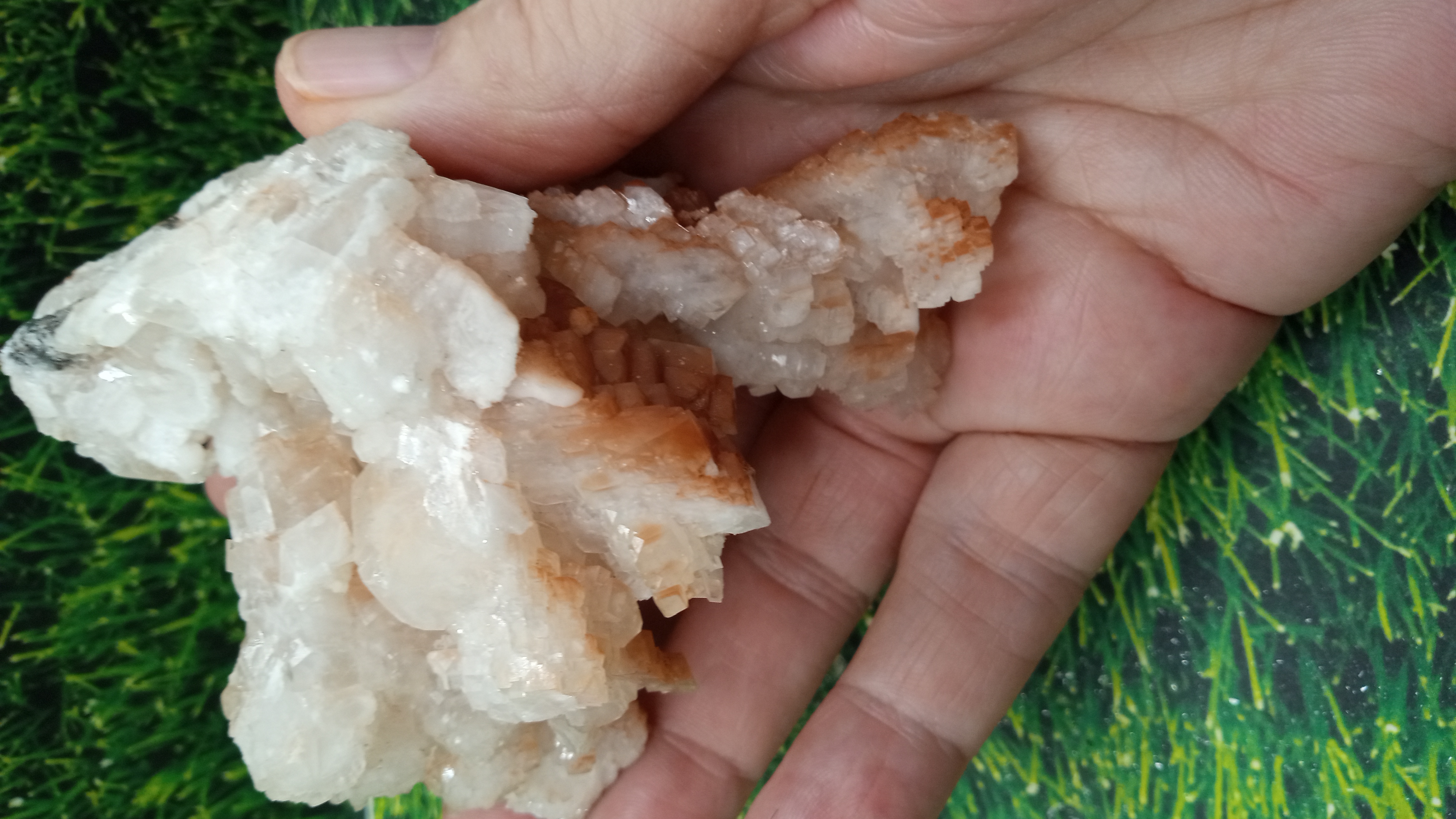 Stilbite / Halite / Western India - 