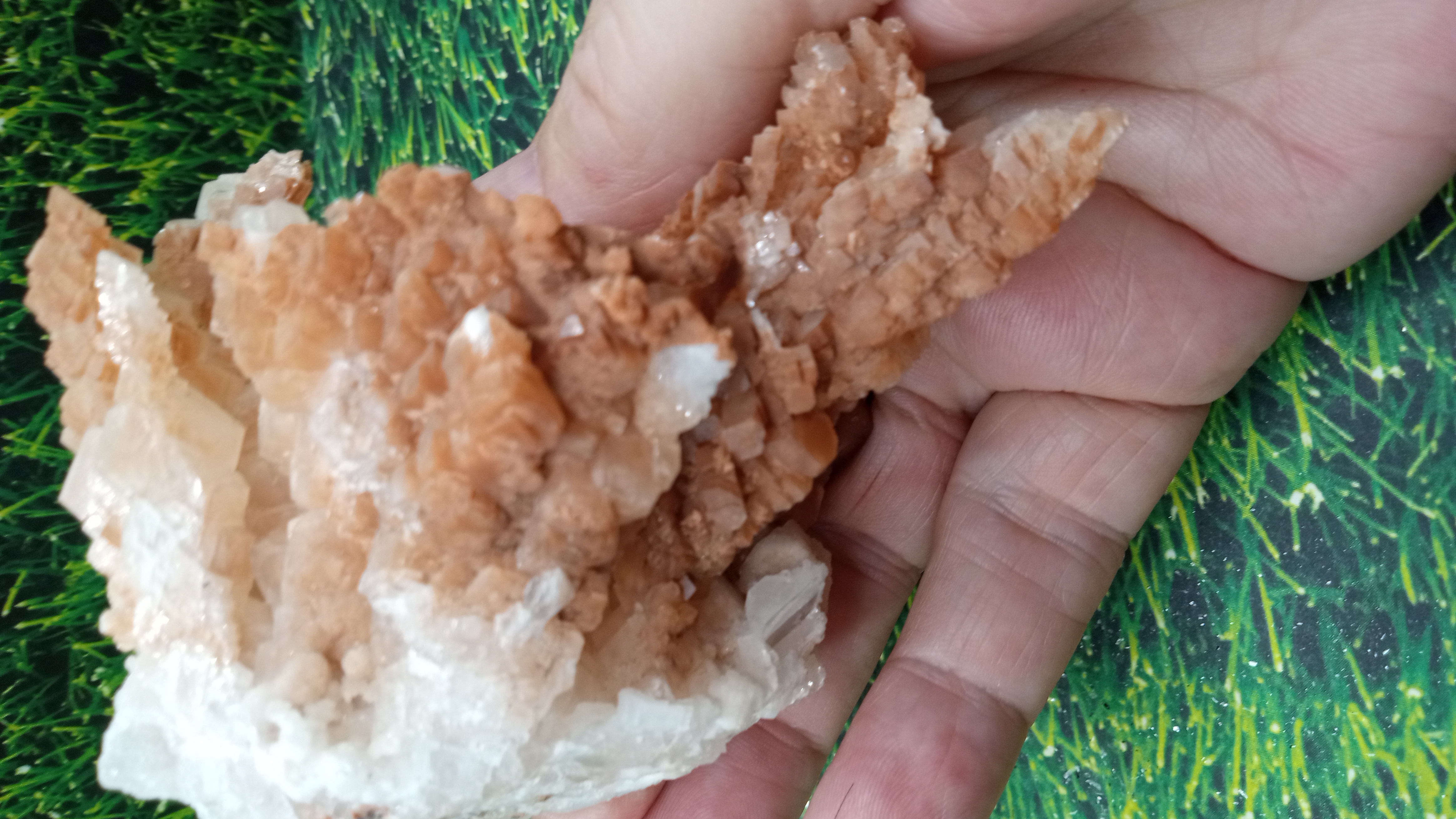Stilbite / Halite / Western India - 