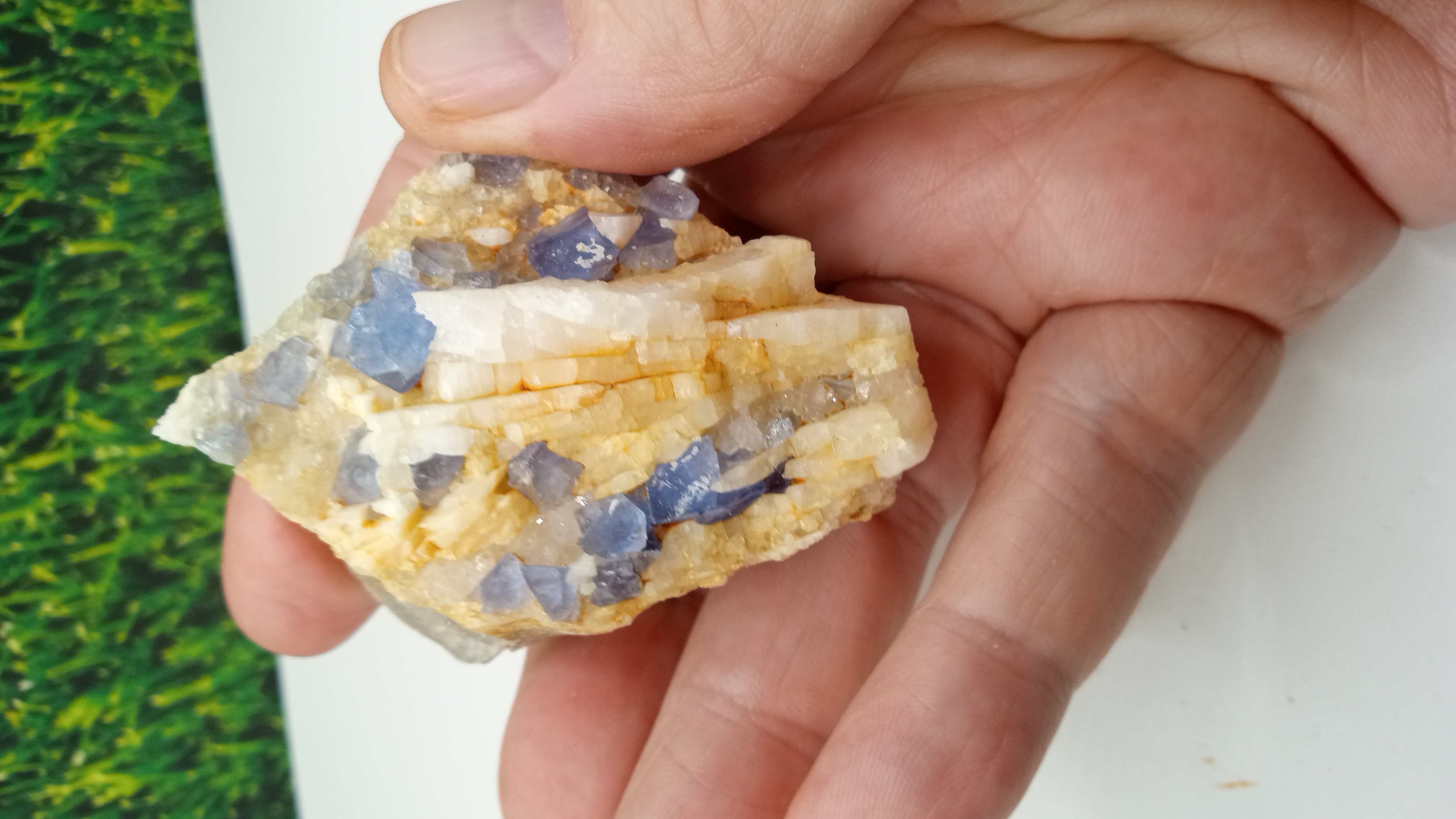 Stunning Blue Fluorite Mineral Specimen - New Mexico