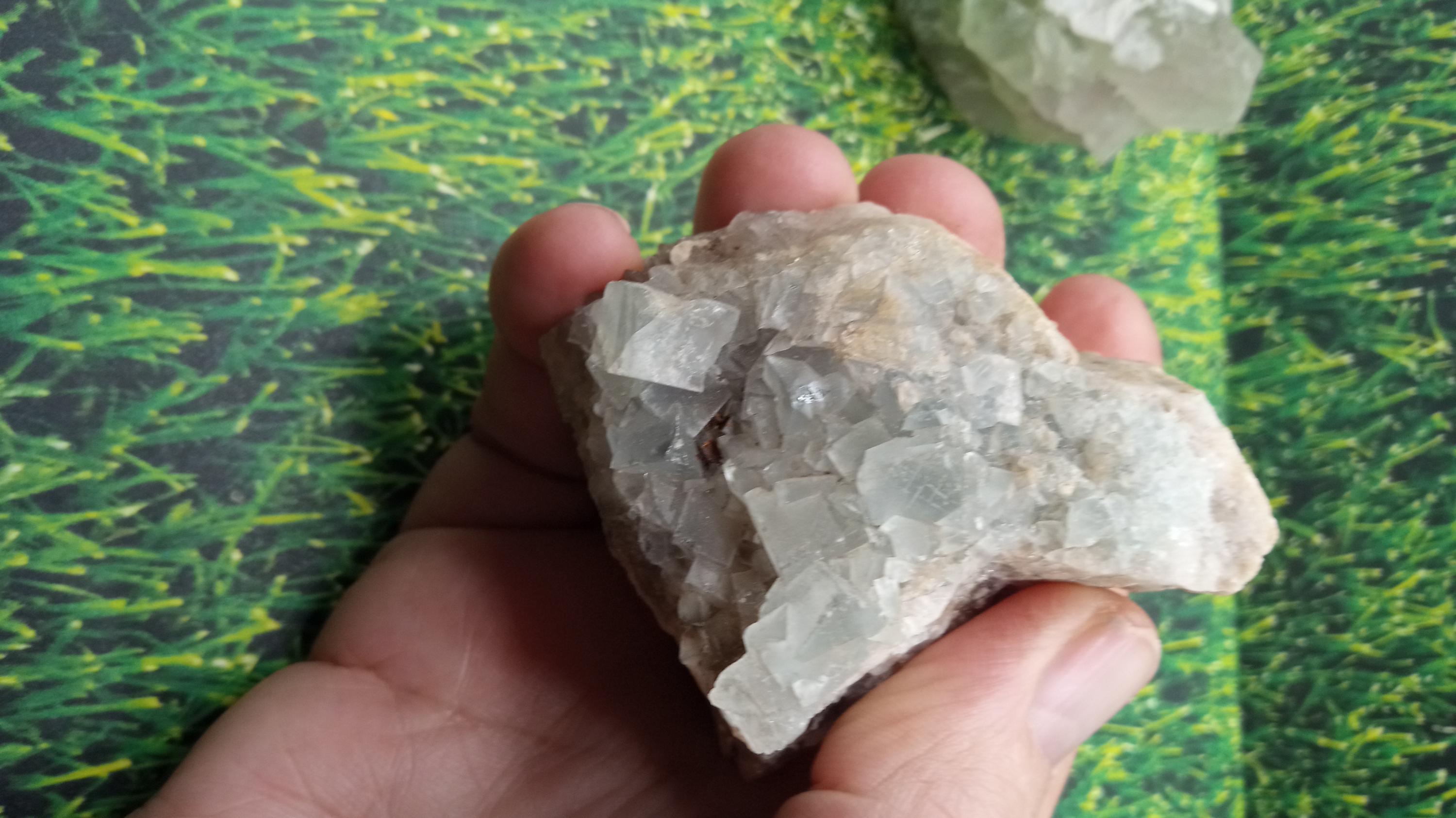 Blue Fluorite Mineral Specimens  ( 2 ) Included -